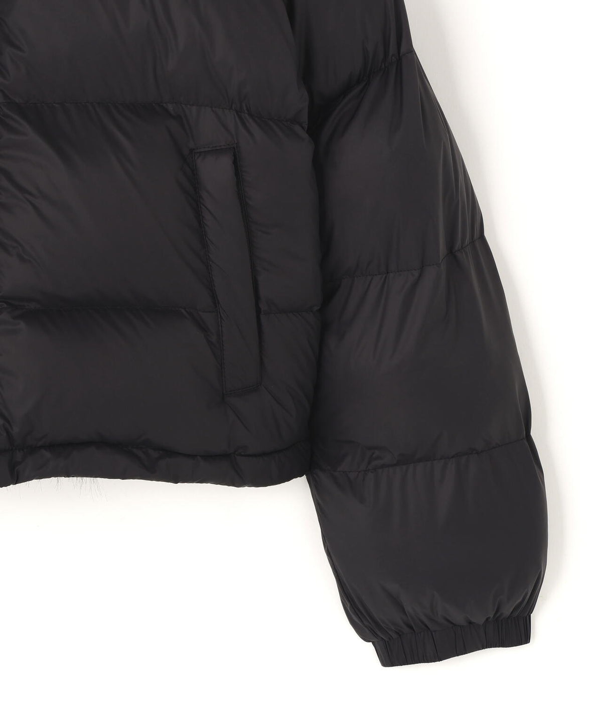 B omnivore/ビーオムニボー NYLON FUR STAND BLOUSON