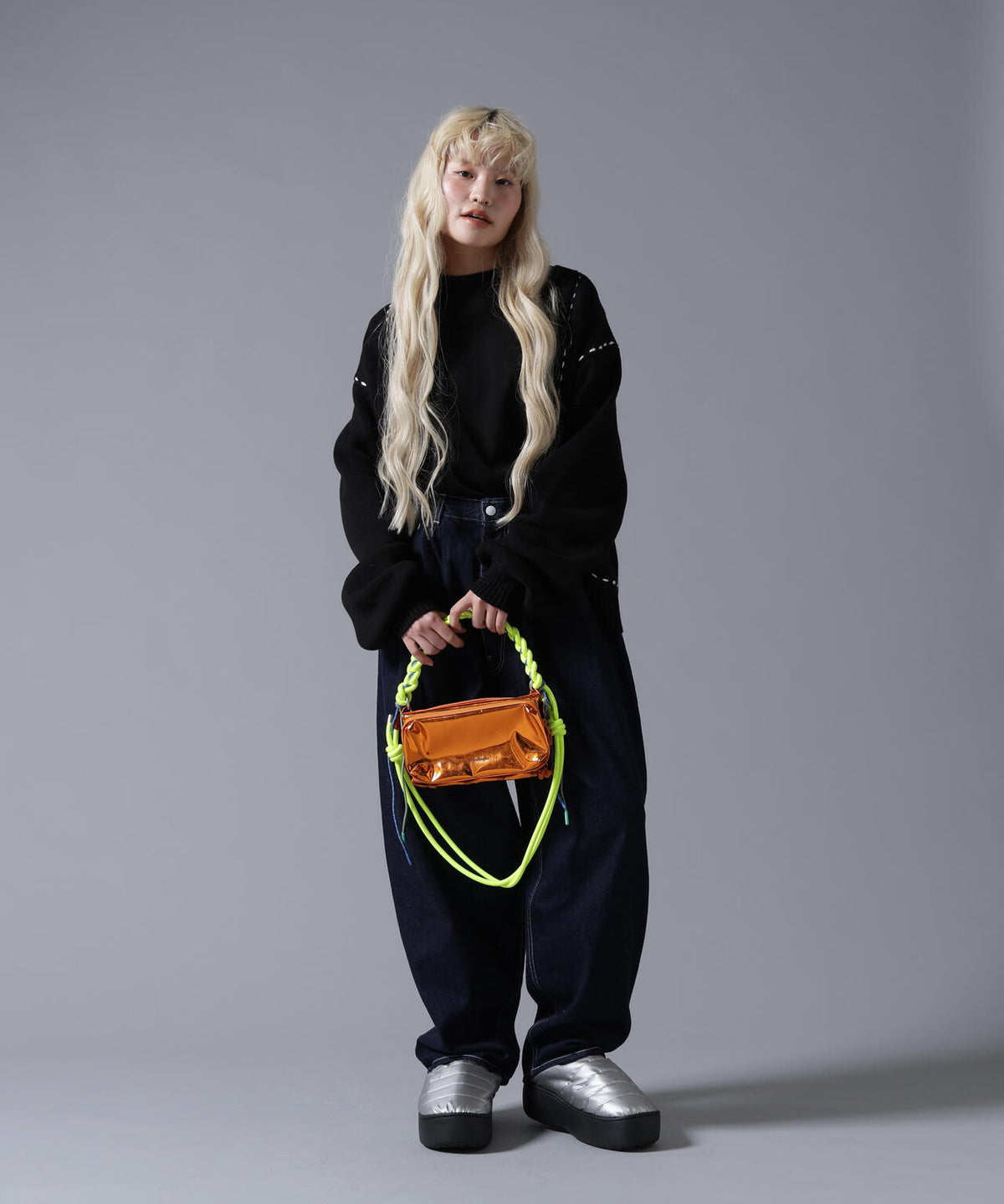 B omnivore/ビーオムニボー STITCH KNIT CARDIGAN