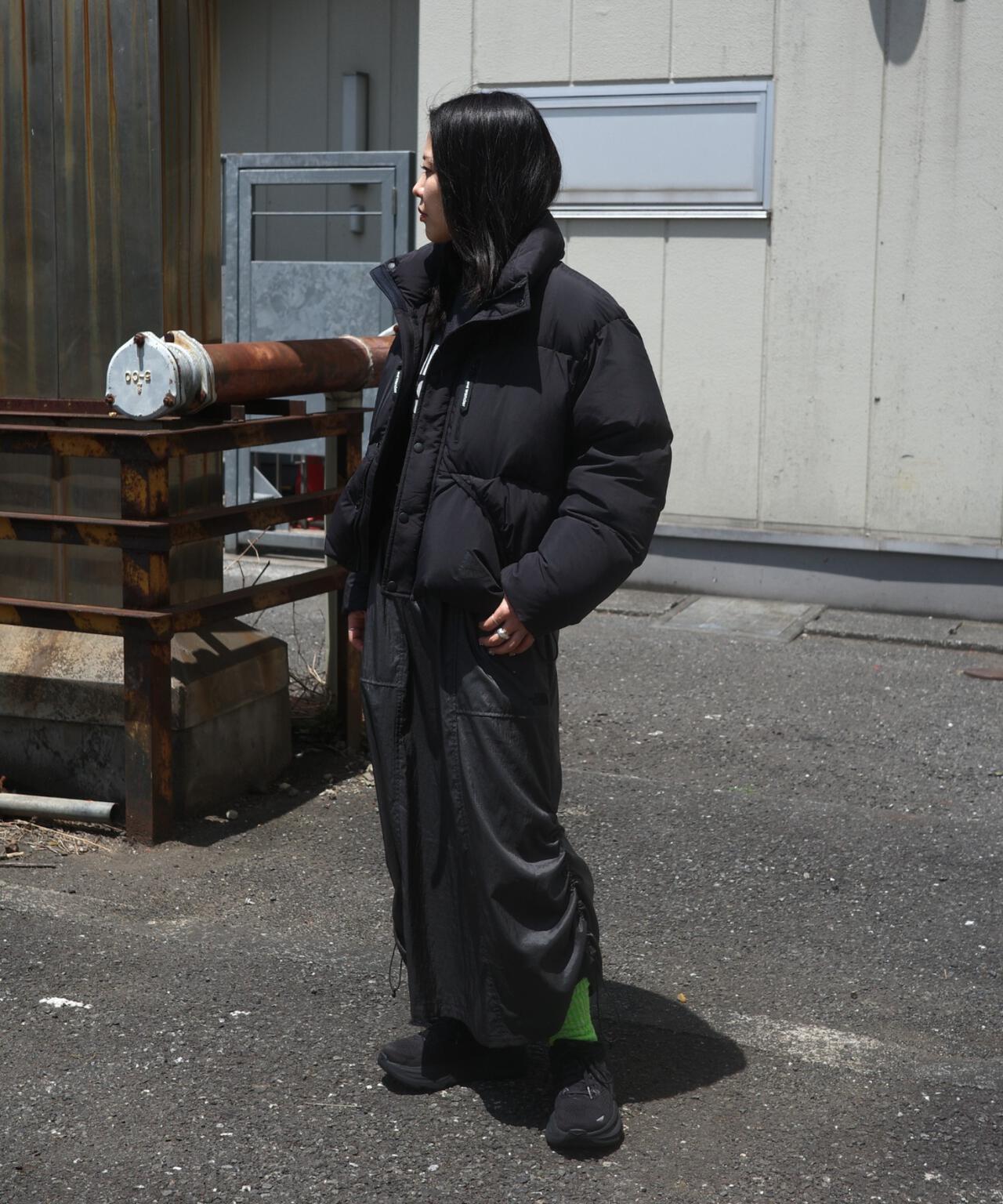 and wander/アンドワンダー puffer down jacket パファーダウンジャケット