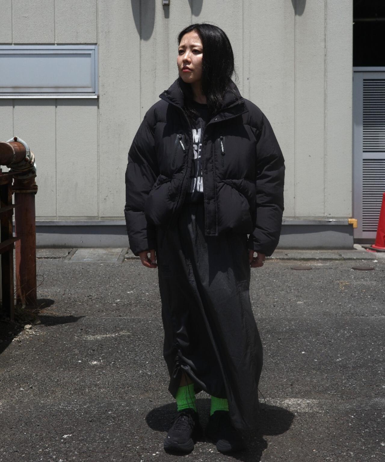 and wander/アンドワンダー puffer down jacket パファーダウンジャケット