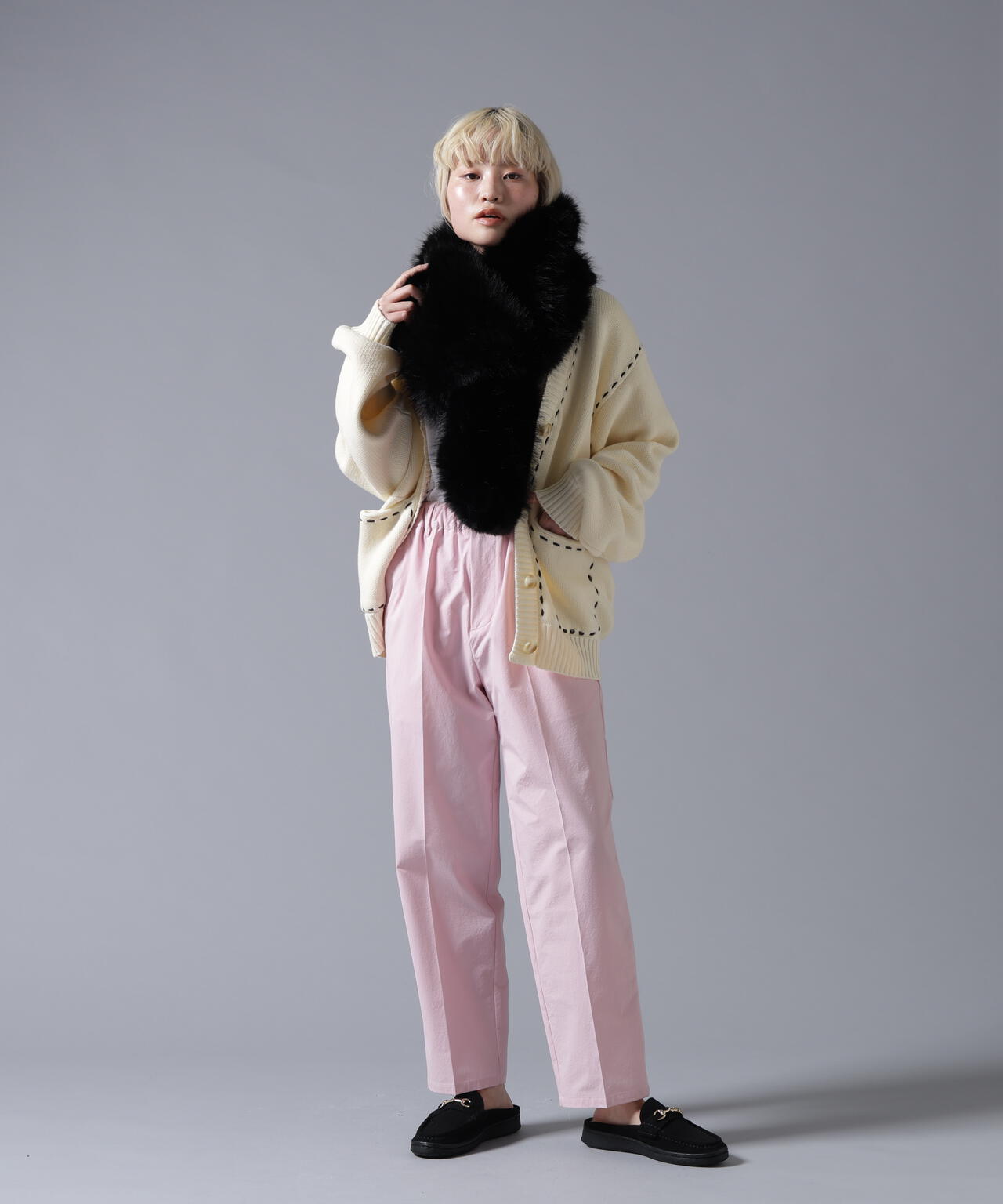 B omnivore/ビーオムニボー ECOFUR MUFFLER