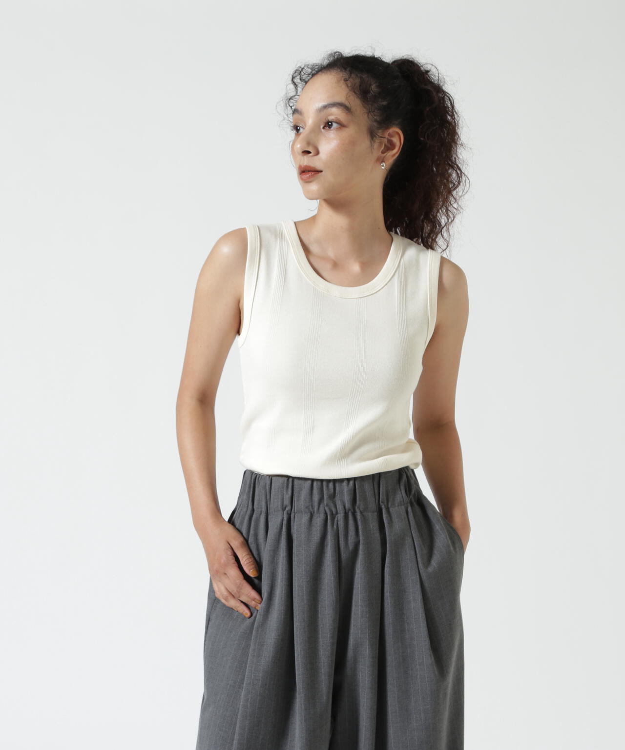 miller/ミラー Prib Tank Top リブタンクトップ