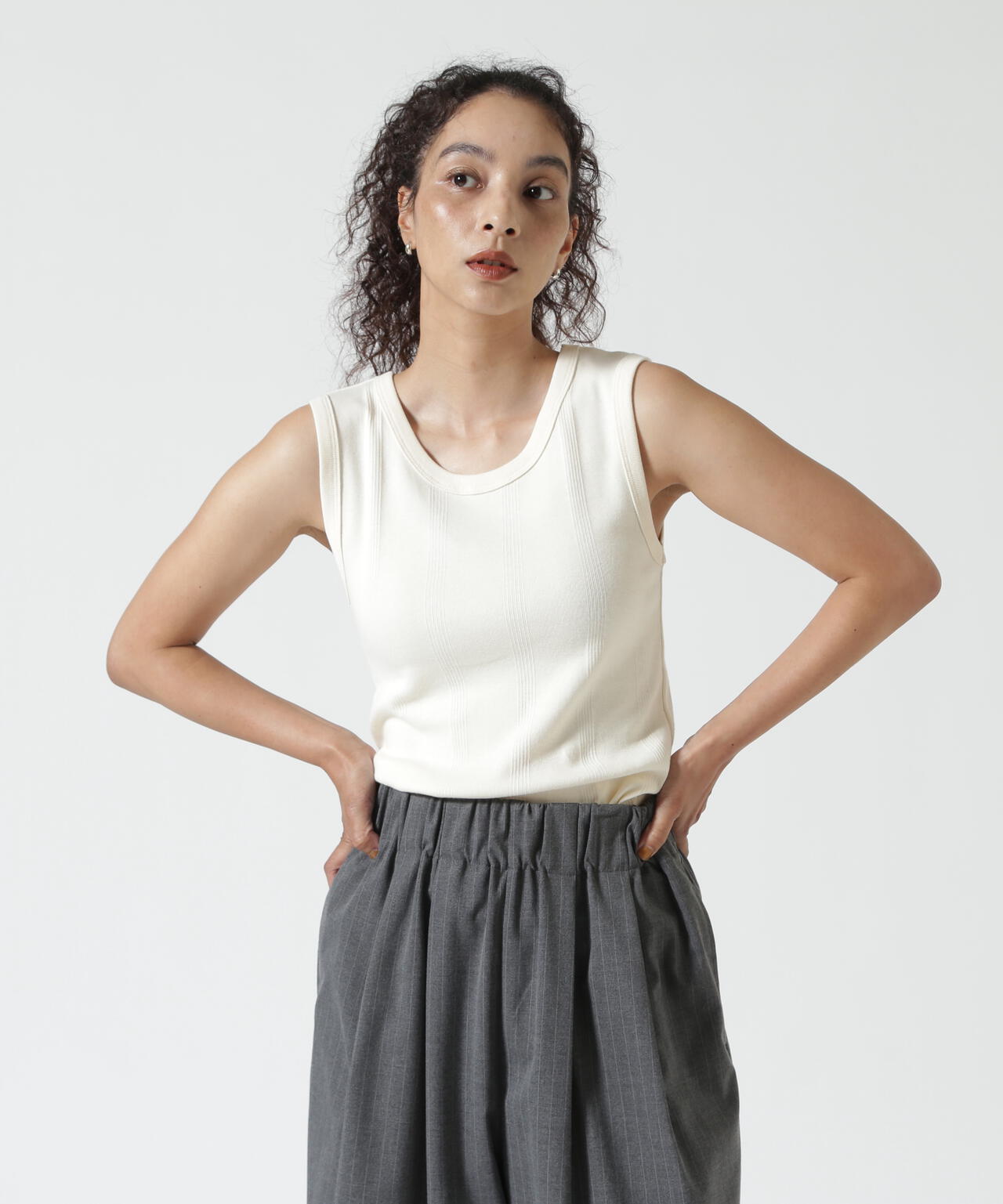 miller/ミラー Prib Tank Top リブタンクトップ