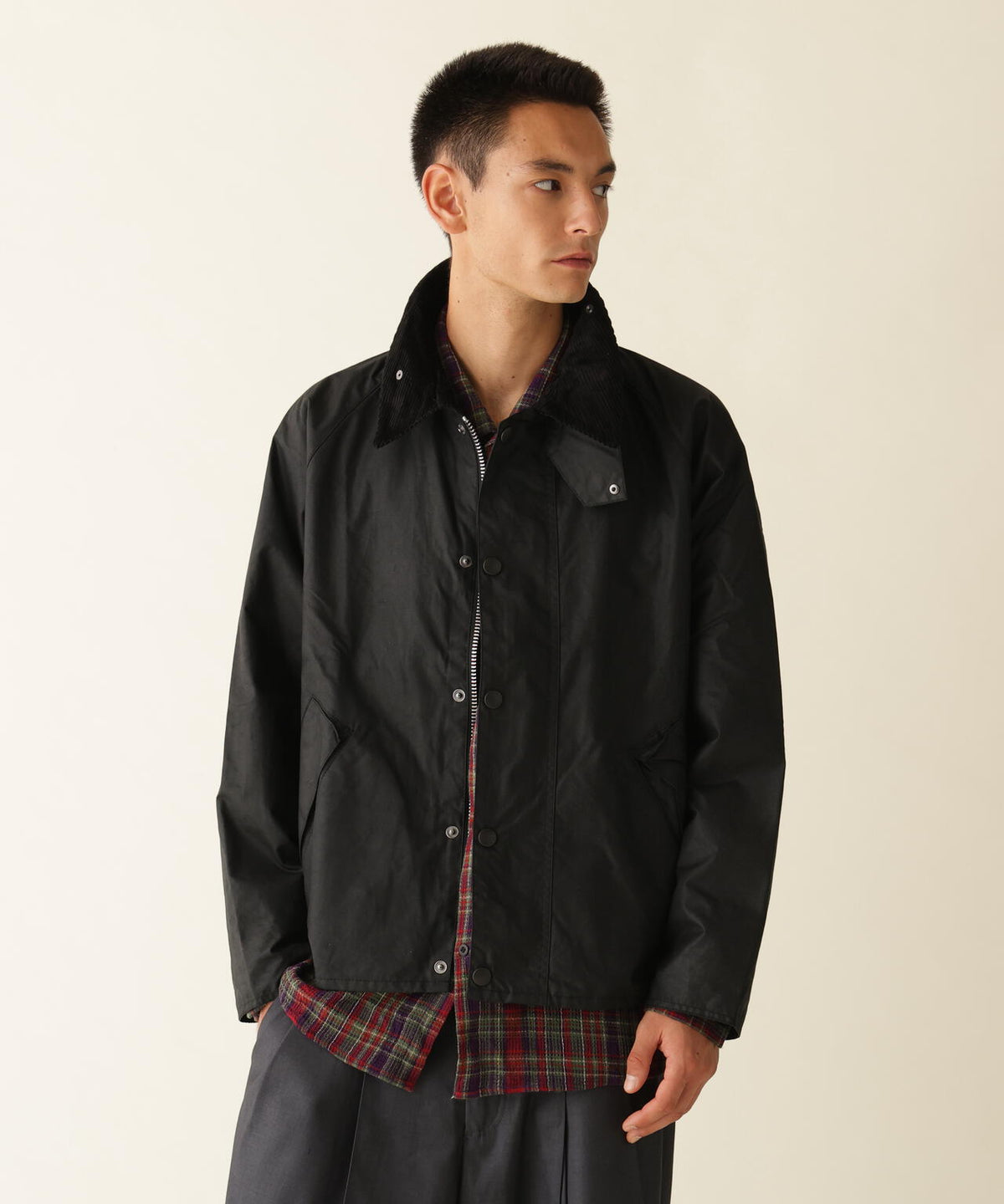 Barbour/バブアー TRANSPORT WAX JACKET OS トランスポートワックスジャケットオーバーサイズフィット