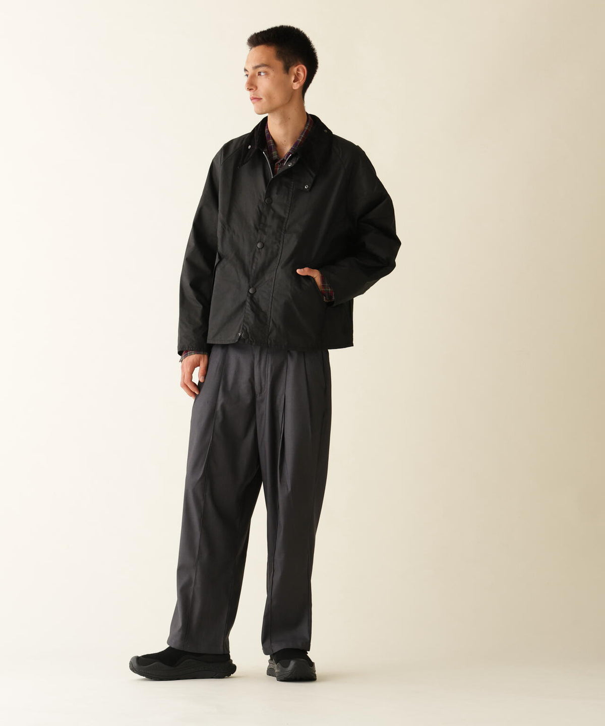 Barbour/バブアー TRANSPORT WAX JACKET OS トランスポートワックスジャケットオーバーサイズフィット