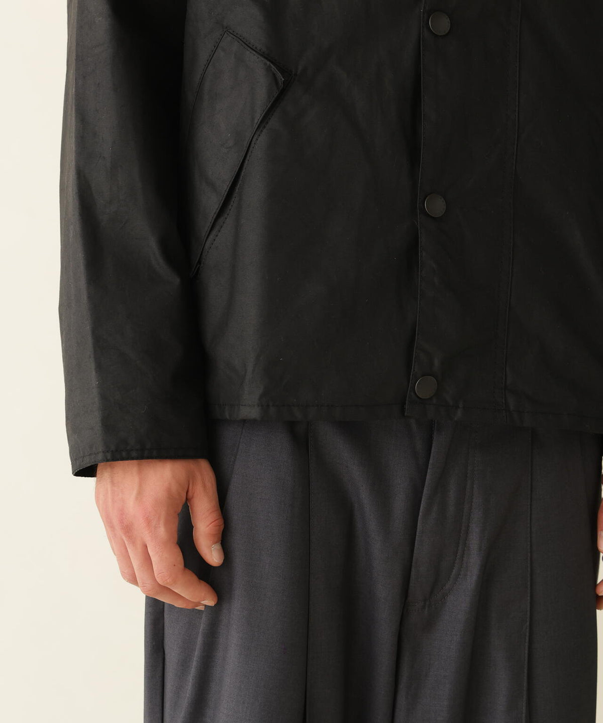 Barbour/バブアー TRANSPORT WAX JACKET OS トランスポートワックスジャケットオーバーサイズフィット