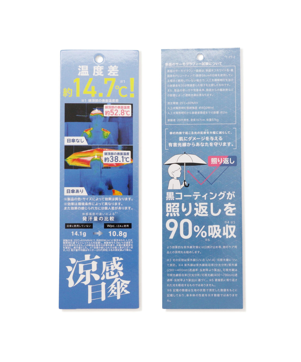 Wpc./ダブリューピーシー IZA AUTOMATIC & SAFE 折りたたみ傘 自動開閉 晴雨兼用