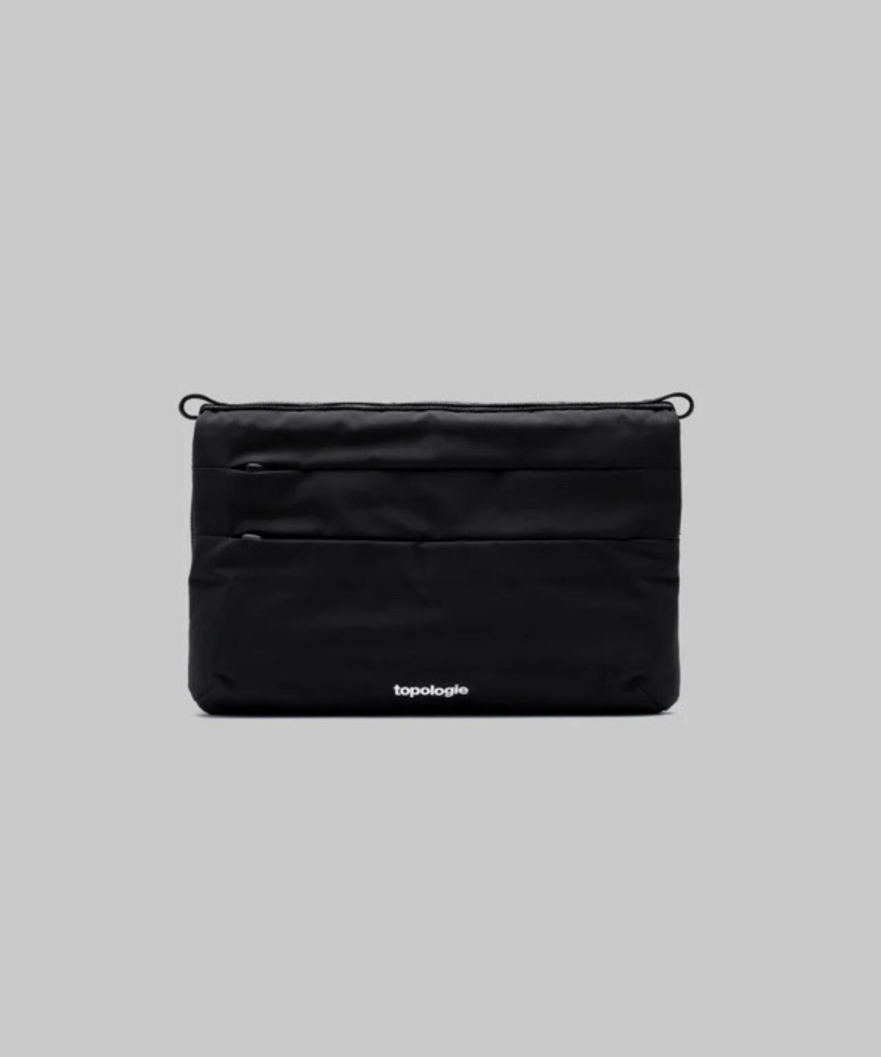Topologie/トポロジー Flat Sacoche Small Tech Sateen フラット サコッシュ スモールテックサテン【