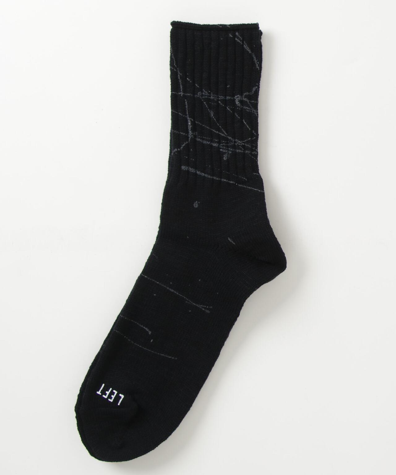 ROSTER SOX/ロスターソックス B PAINT SOCKS メンズ レディース