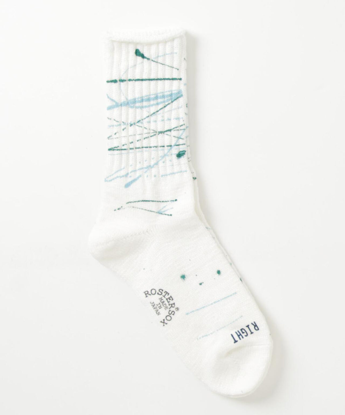 ROSTER SOX/ロスターソックス B PAINT SOCKS メンズ レディース