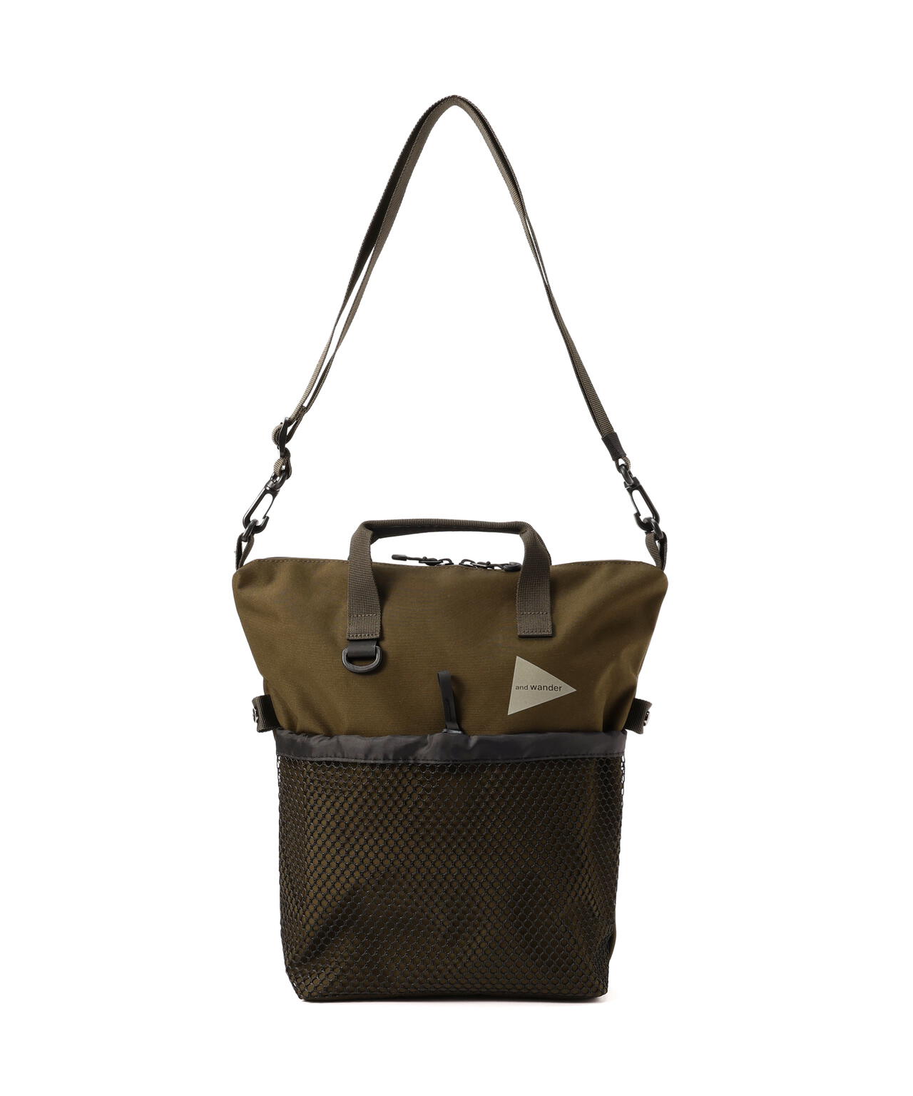and wander/アンドワンダー PE/CO 2way bag