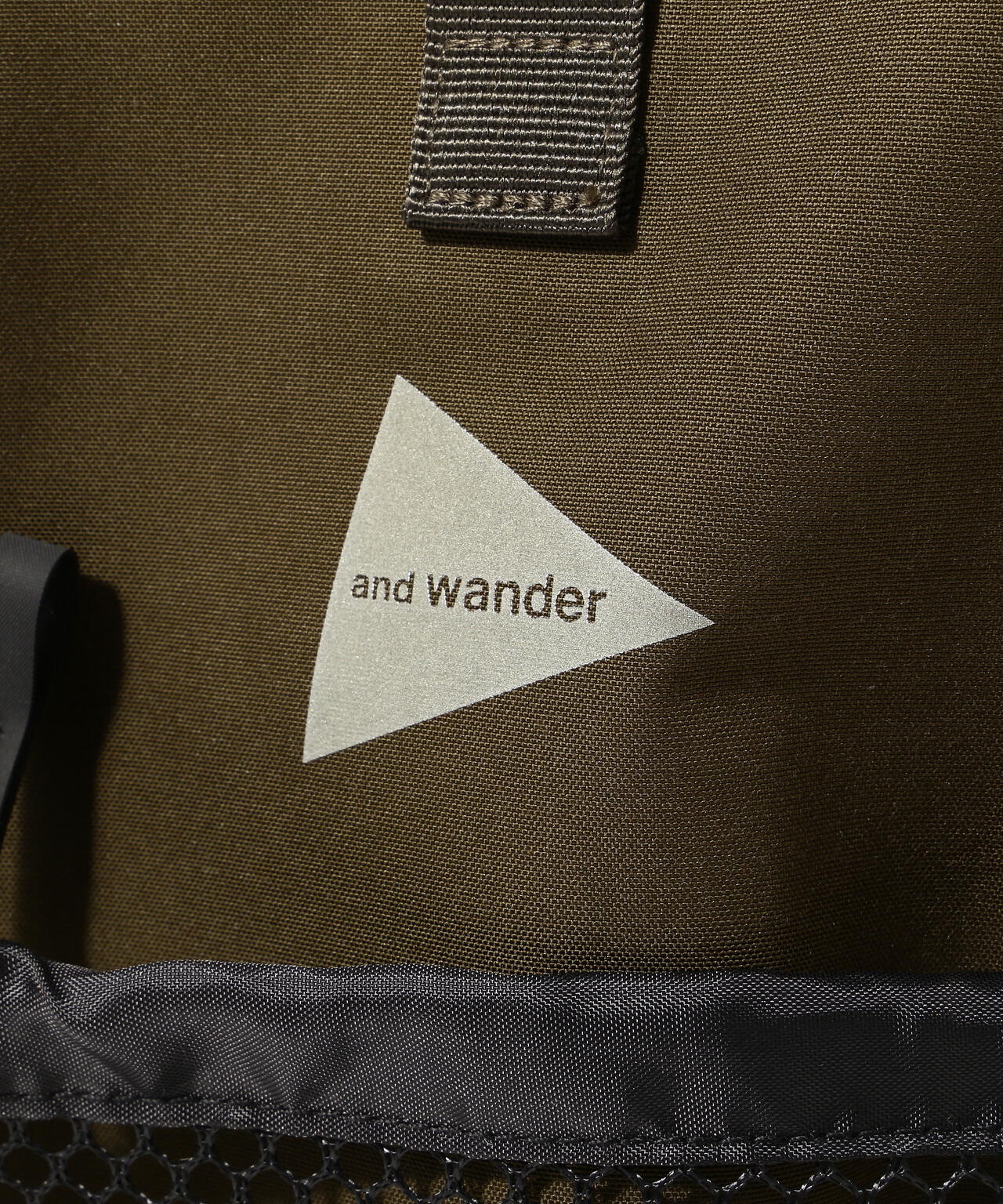 and wander/アンドワンダー PE/CO 2way bag