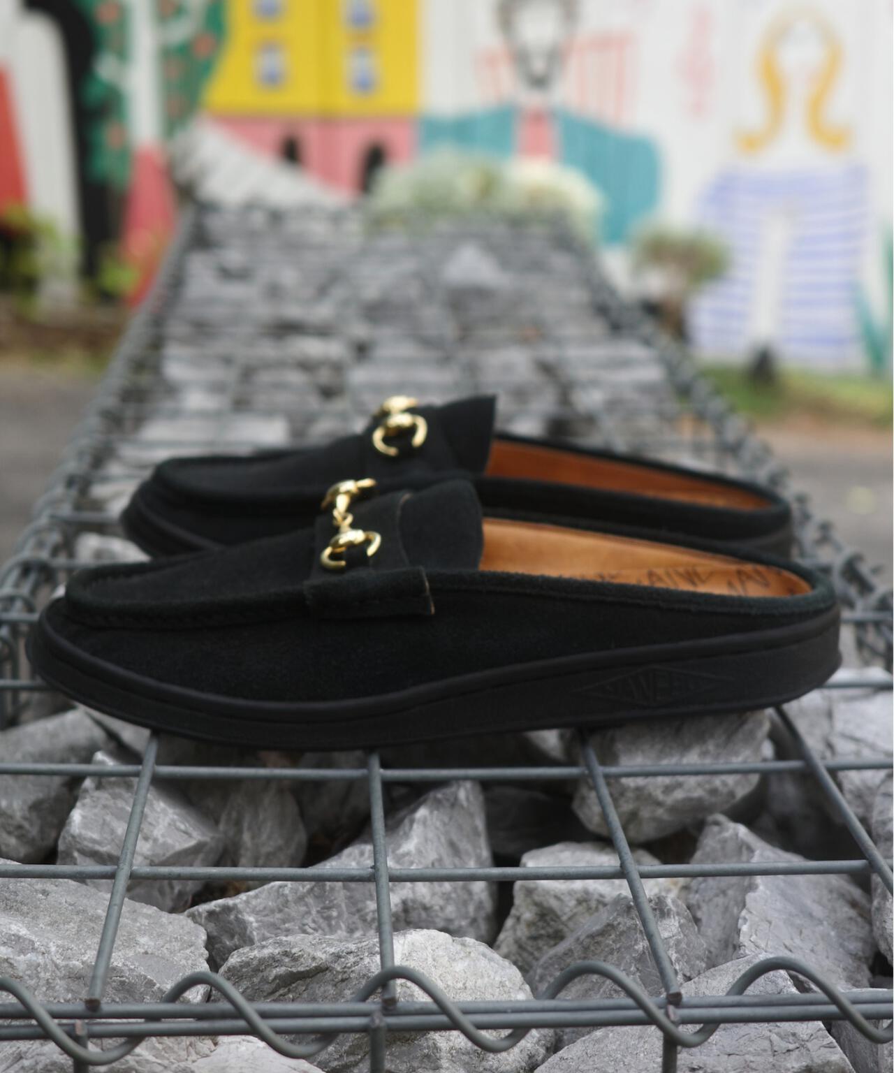 MANEBU/マネブ BITCH SLIPPER SUEDE ビットローファースリッパ スエード ユニセックス