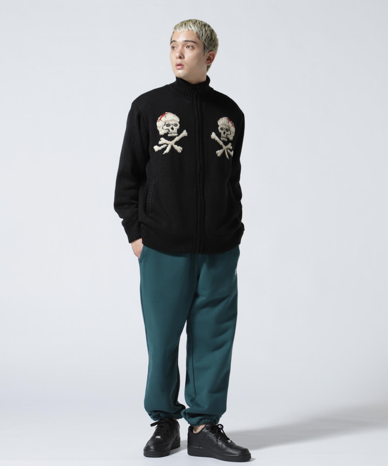 SKULL DRIVERS KNIT/スカルドライバーズニット