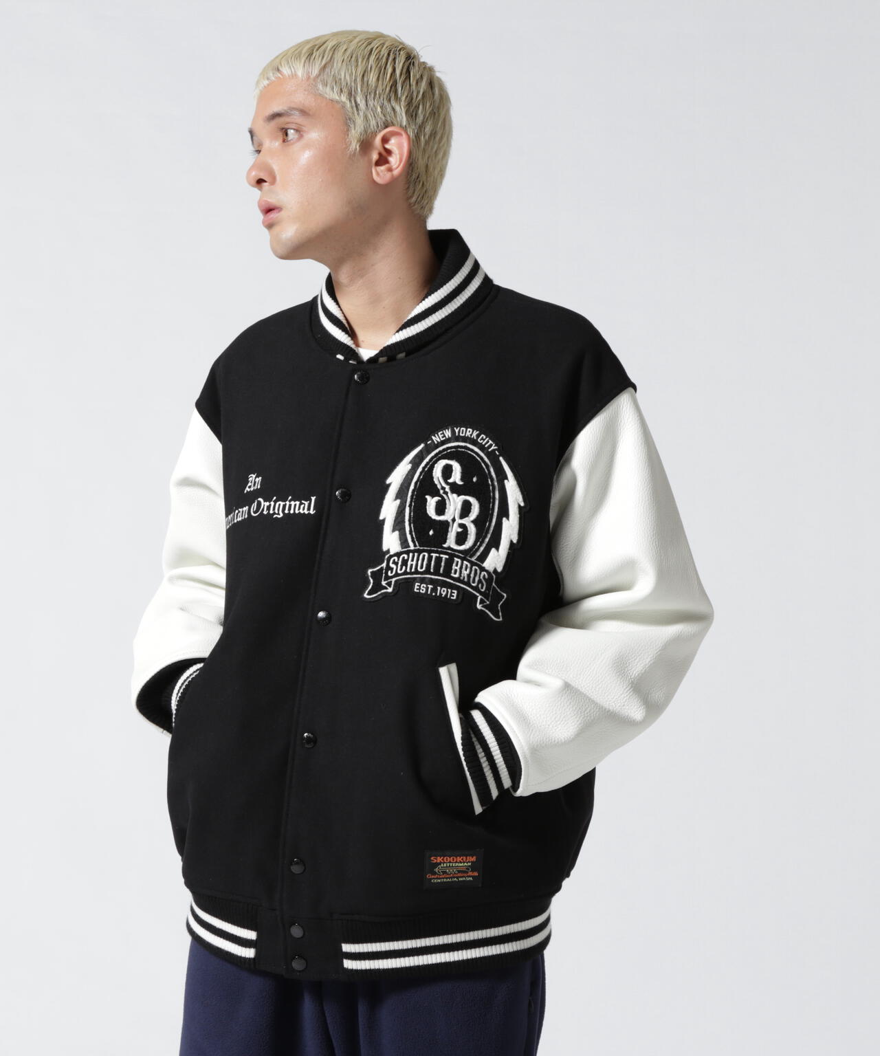MELTON STADIUM JACKET/メルトンスタジアム ジャケット