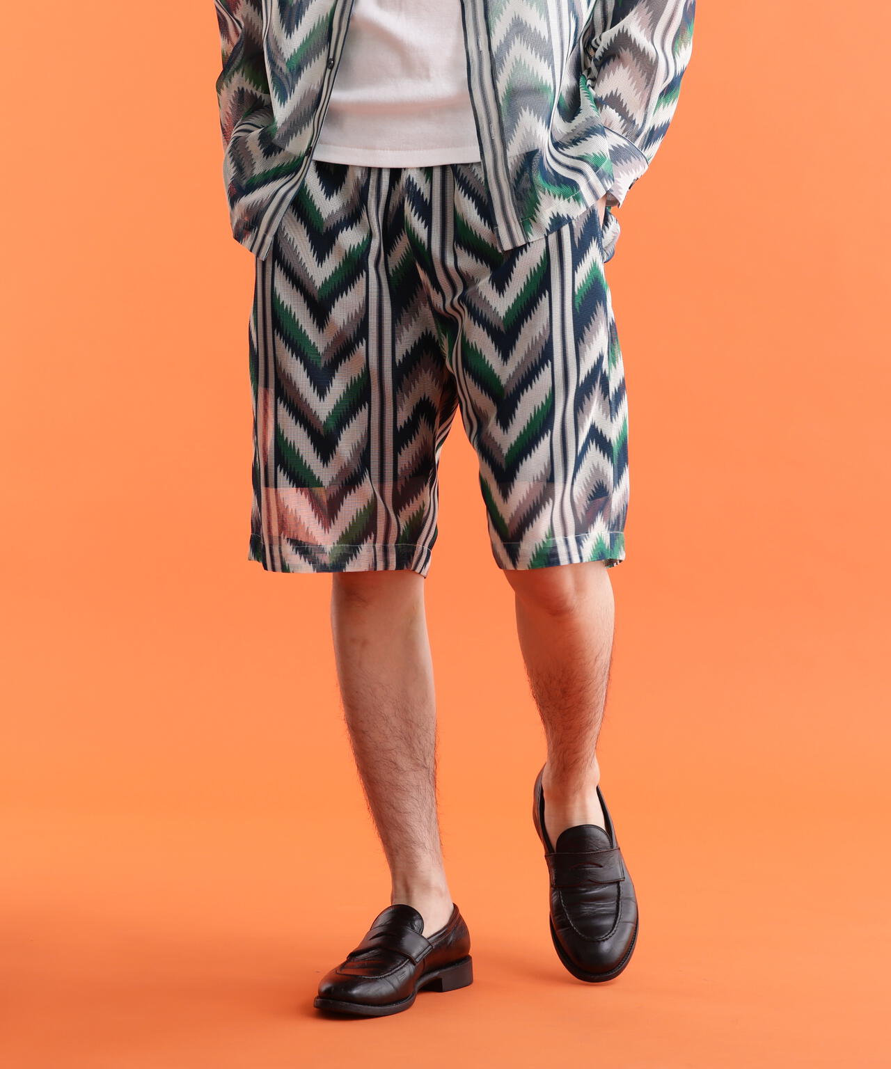 PATTERNED MESH SHORTS/パターンメッシュ ショーツ