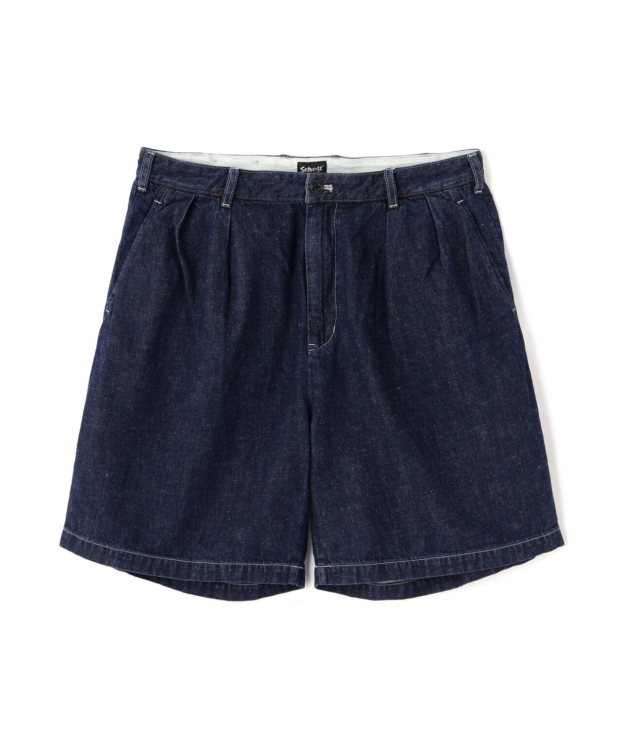NEP DENIM 2TUCK SHORTS/ネップデニム 2タックショーツ