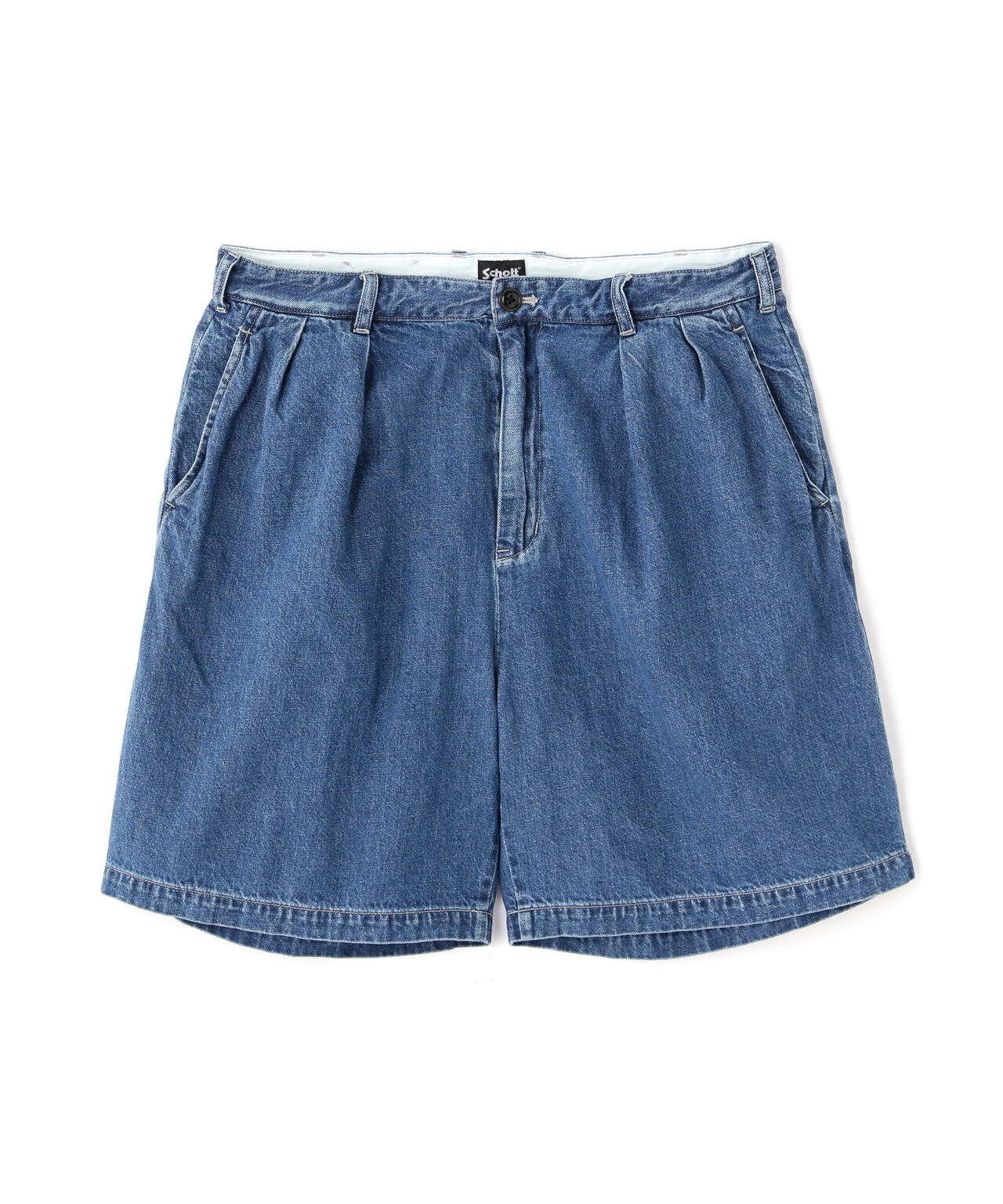 NEP DENIM 2TUCK SHORTS/ネップデニム 2タックショーツ