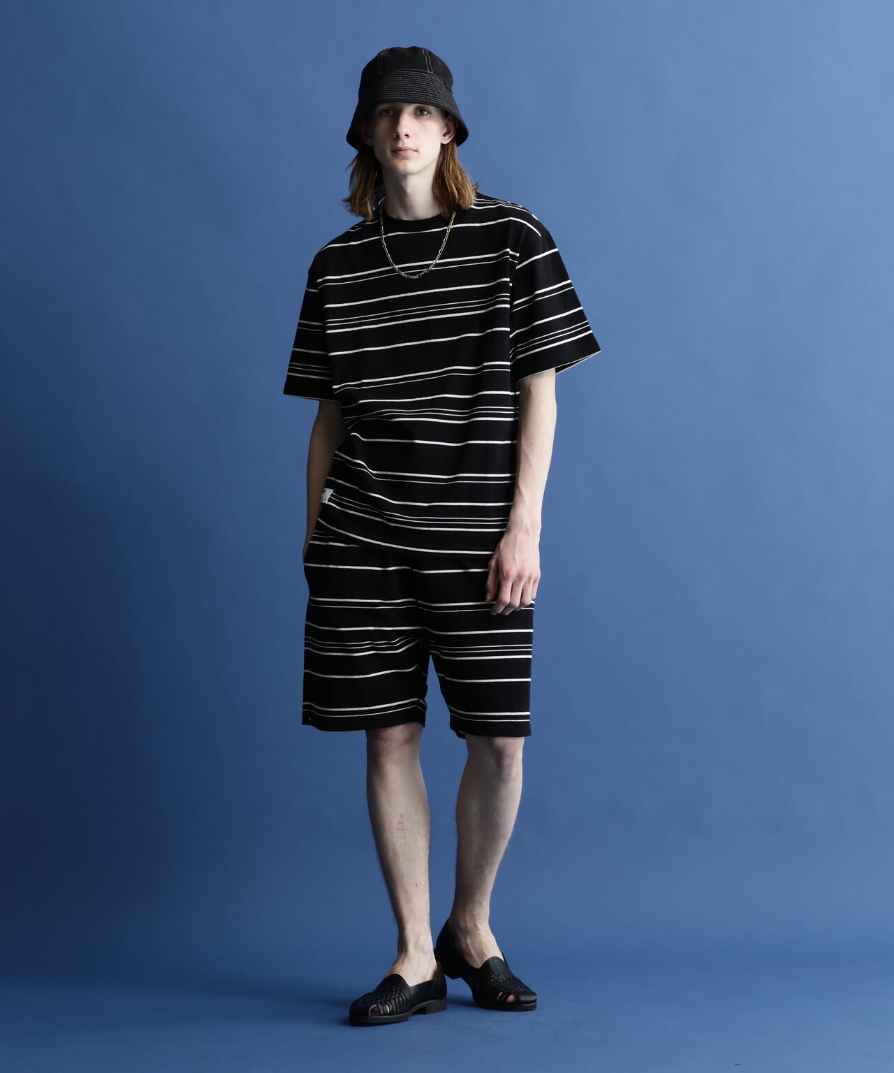 RANDOM BORDER SHORTS/ランダムボーダー ショーツ