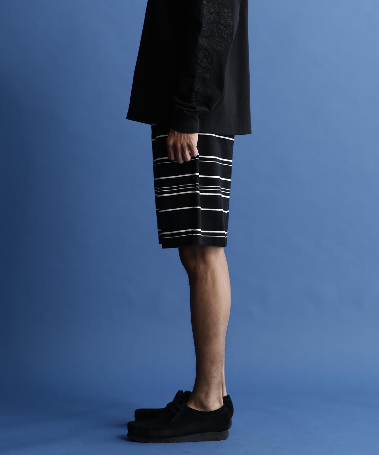 RANDOM BORDER SHORTS/ランダムボーダー ショーツ