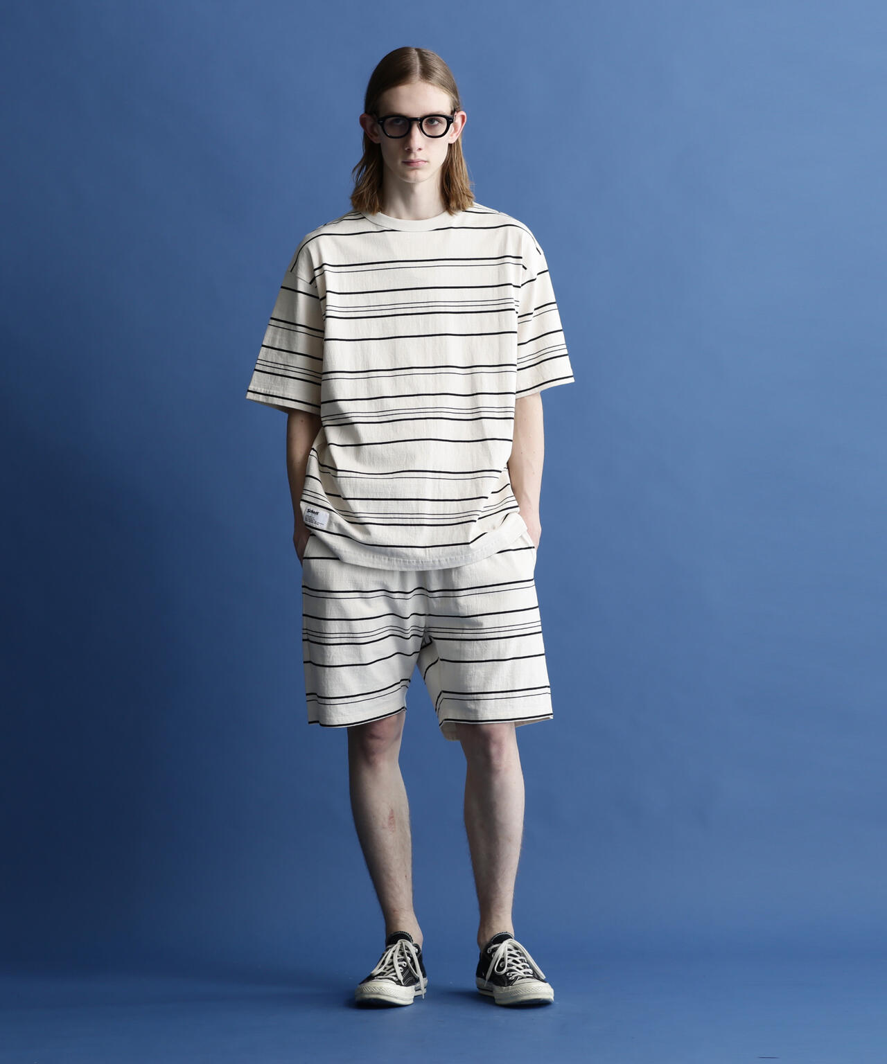 RANDOM BORDER SHORTS/ランダムボーダー ショーツ