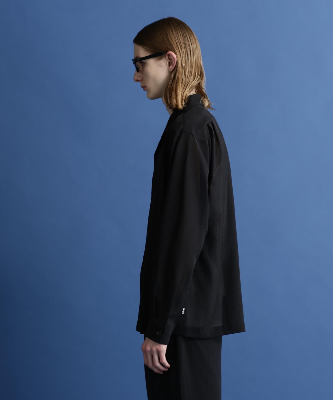 SLUB CHIFFON L/S SHIRT/スラブシフォン シャツ