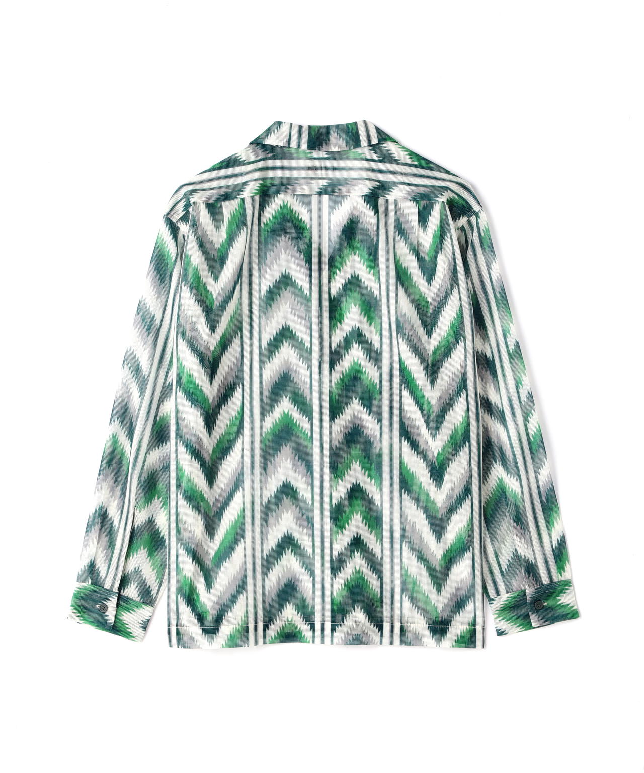 PATTERNED MESH L/S SHIRT/パターンメッシュ ロングスリーブシャツ