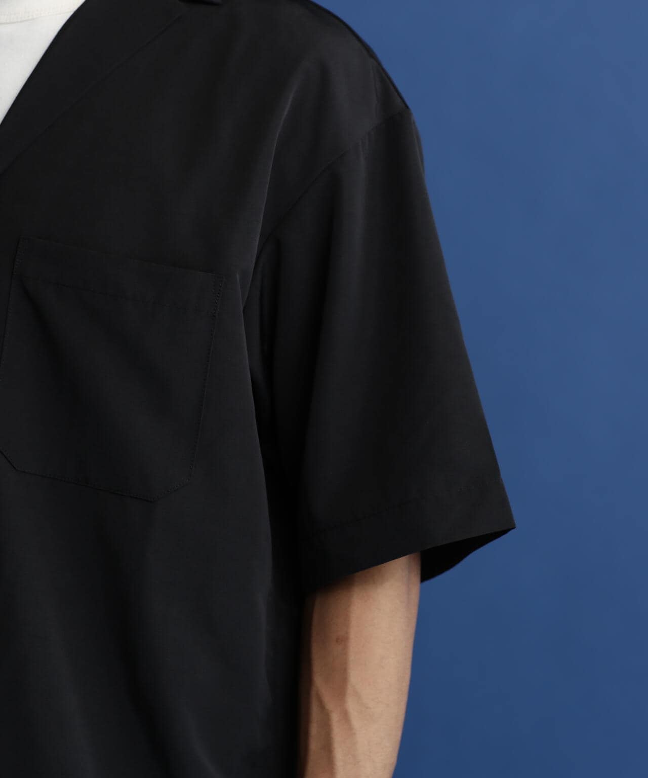 【WEB LIMITED】EMB. TC SHIRT BARBER/刺繍シャツ "バーバーロゴ"