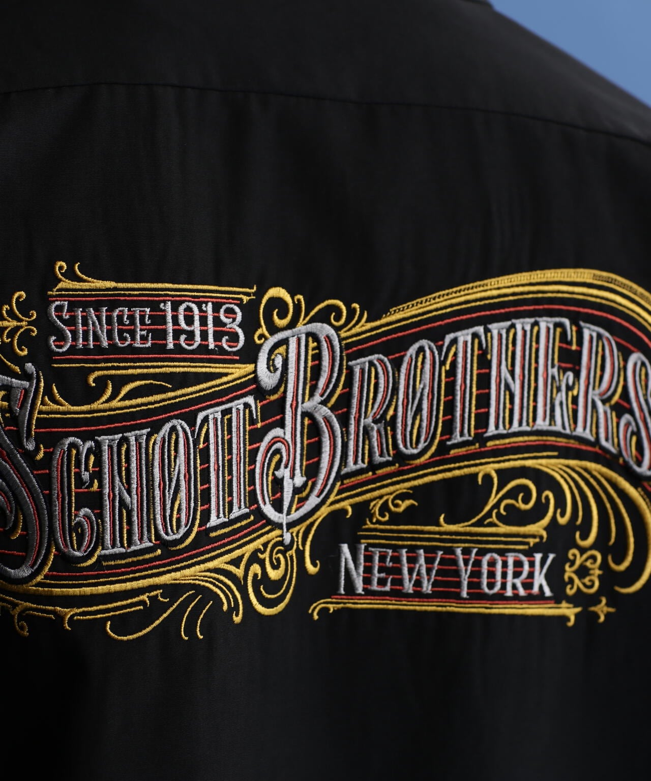 【WEB LIMITED】EMB. TC SHIRT BARBER/刺繍シャツ "バーバーロゴ"