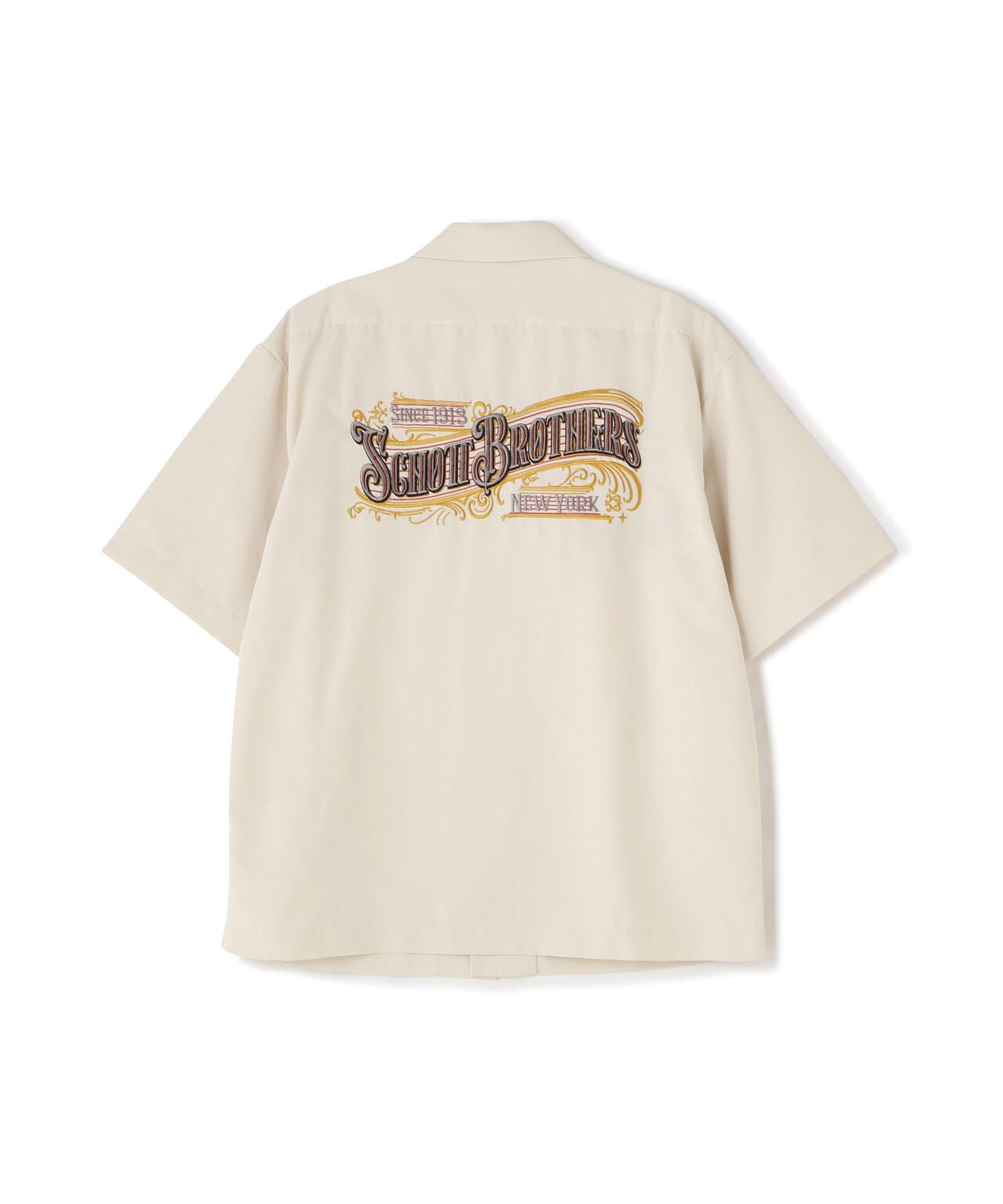 【WEB LIMITED】EMB. TC SHIRT BARBER/刺繍シャツ "バーバーロゴ"