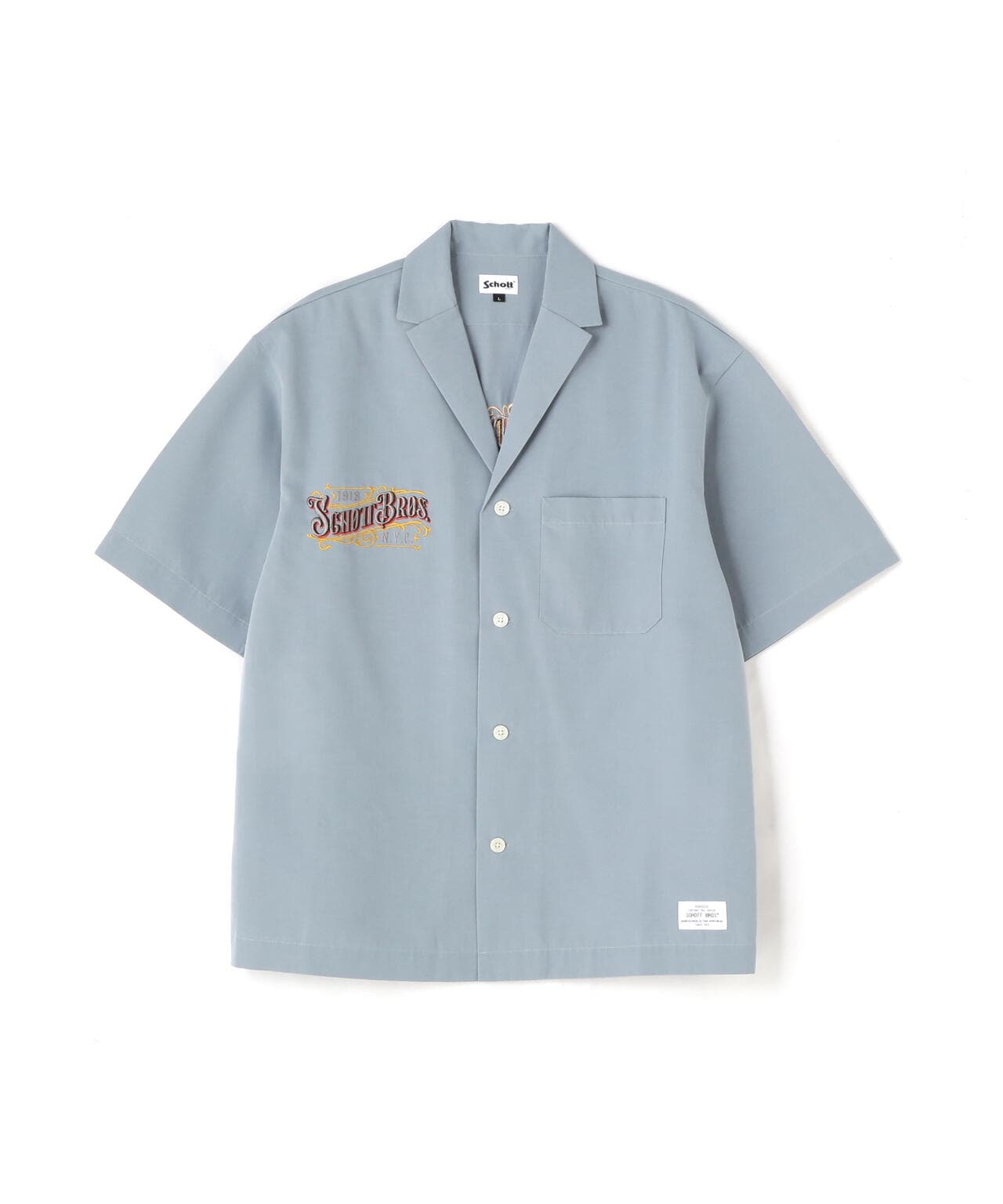 【WEB LIMITED】EMB. TC SHIRT BARBER/刺繍シャツ "バーバーロゴ"