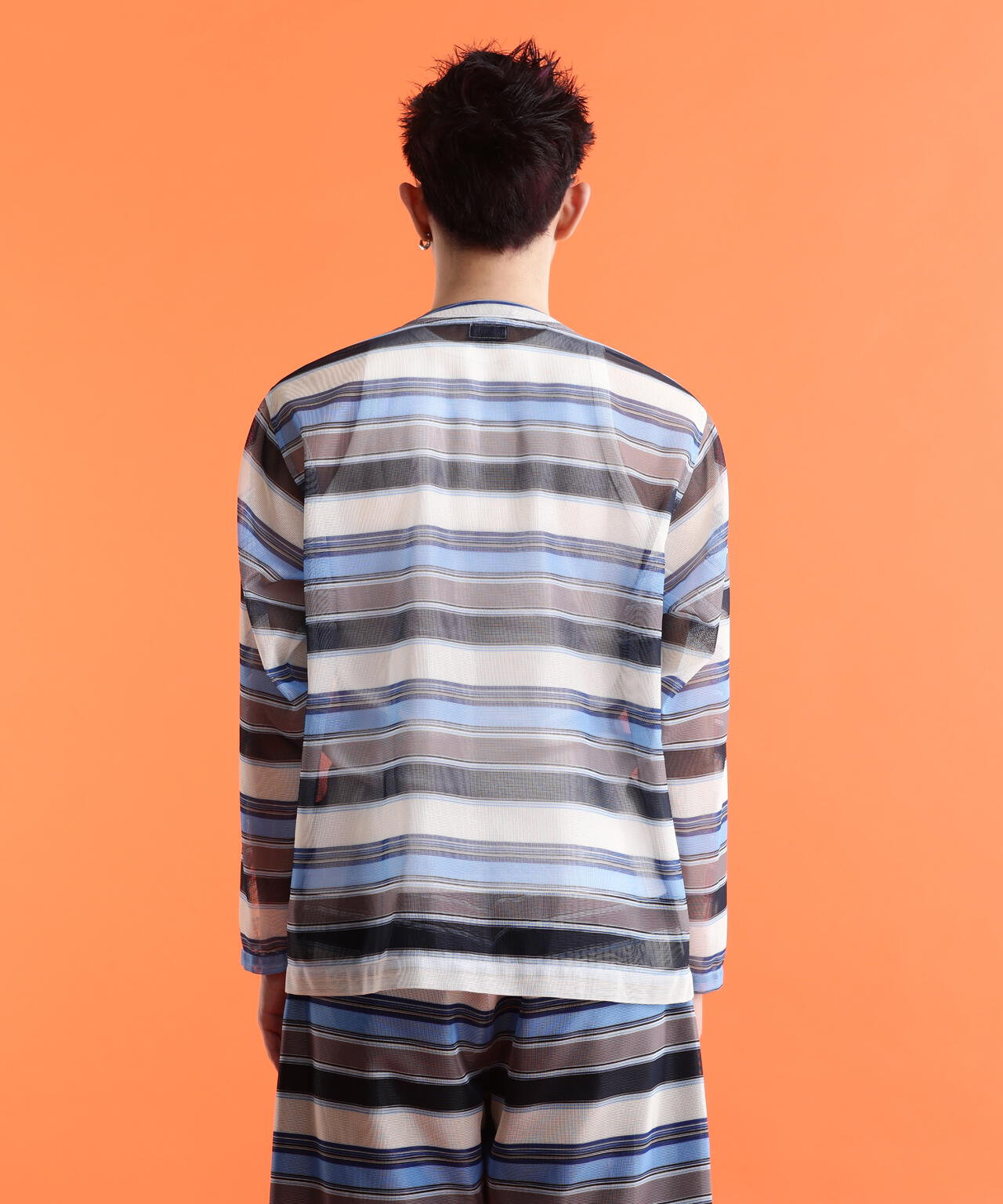 PATTERNED MESH CARDIGAN/パターンメッシュ カーディガン