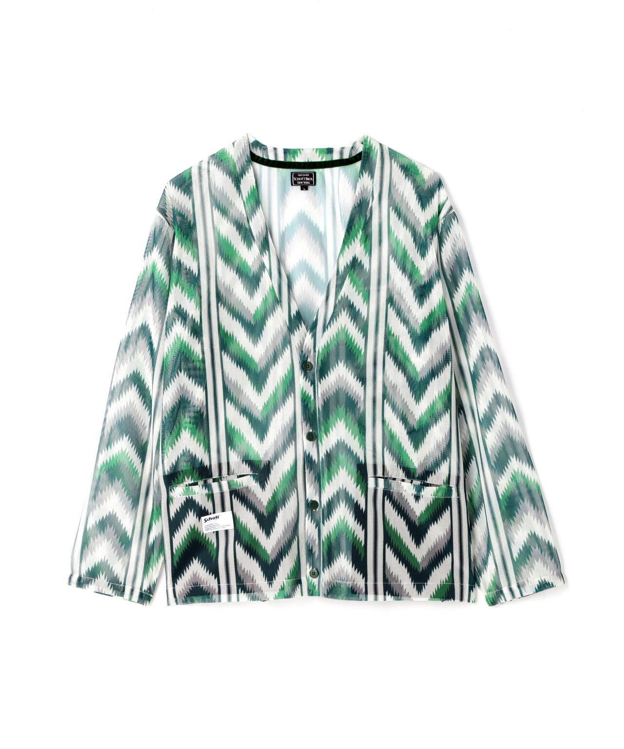 PATTERNED MESH CARDIGAN/パターンメッシュ カーディガン
