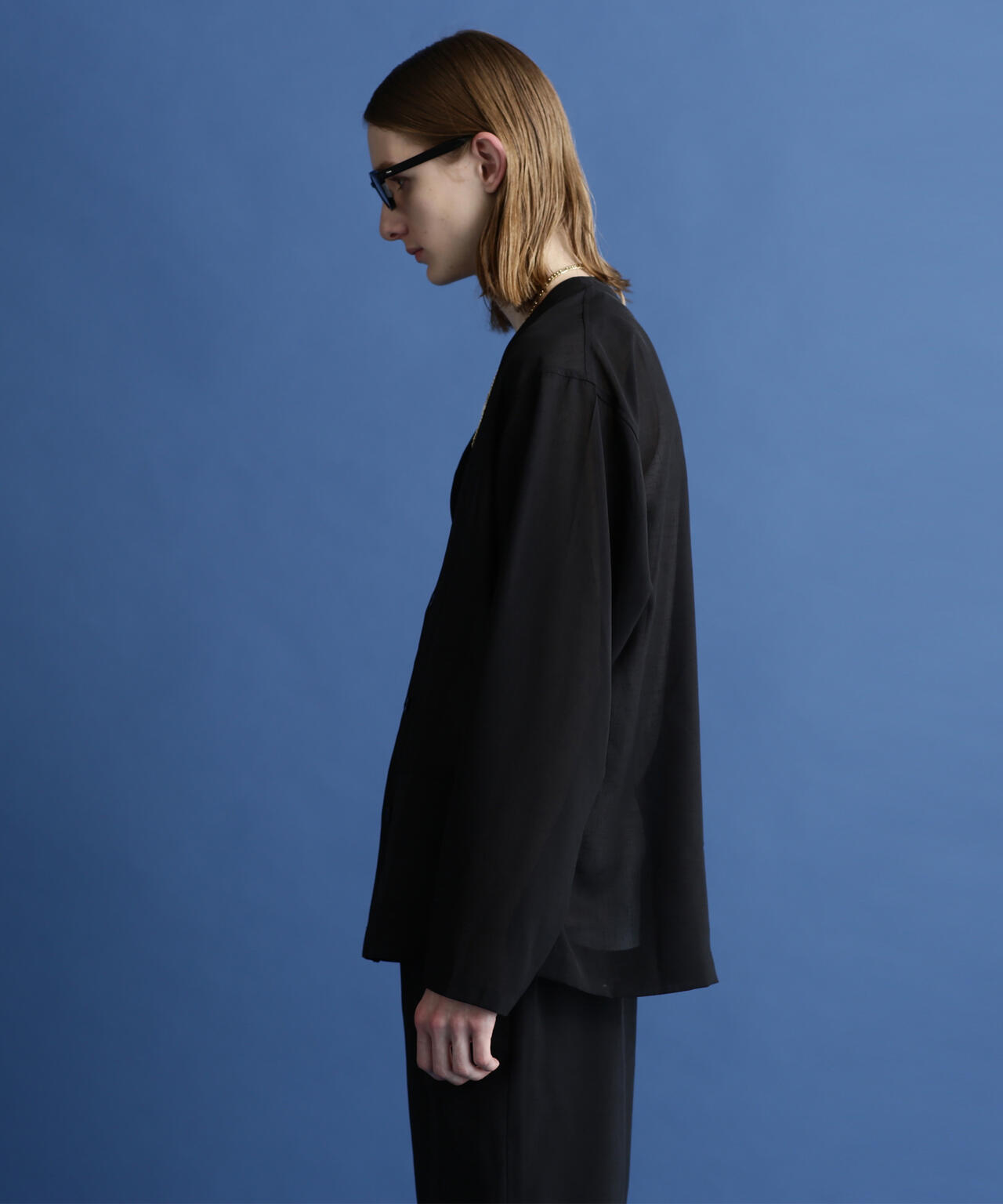 SLUB CHIFFON CARDIGAN/スラブシフォン カーディガン
