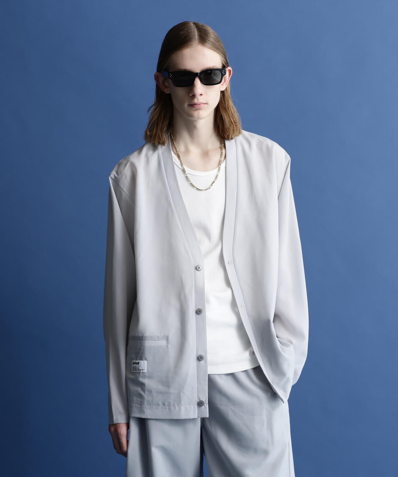 SLUB CHIFFON CARDIGAN/スラブシフォン カーディガン