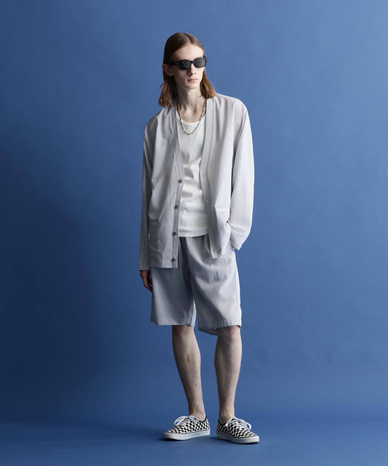 SLUB CHIFFON CARDIGAN/スラブシフォン カーディガン
