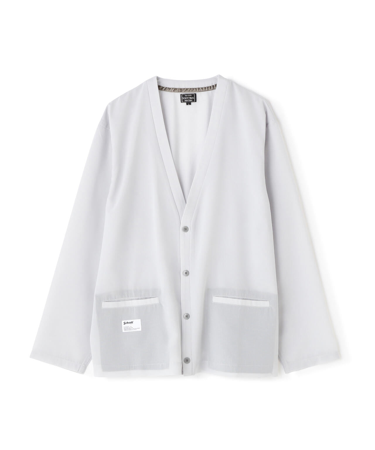 SLUB CHIFFON CARDIGAN/スラブシフォン カーディガン
