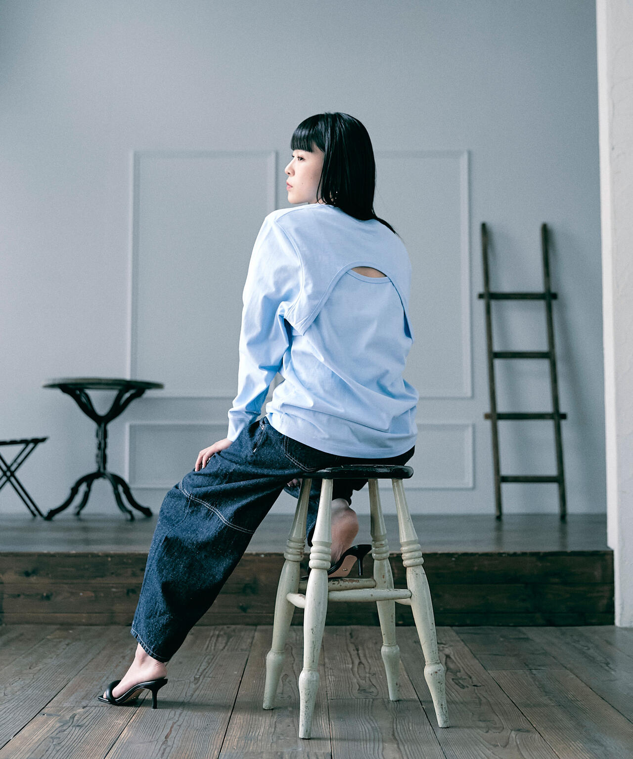 【Women's】xRUMBLE RED/×ランブルレッド/L/S FOOTBALL TEE/ロングスリーブ フットボールTシャツ