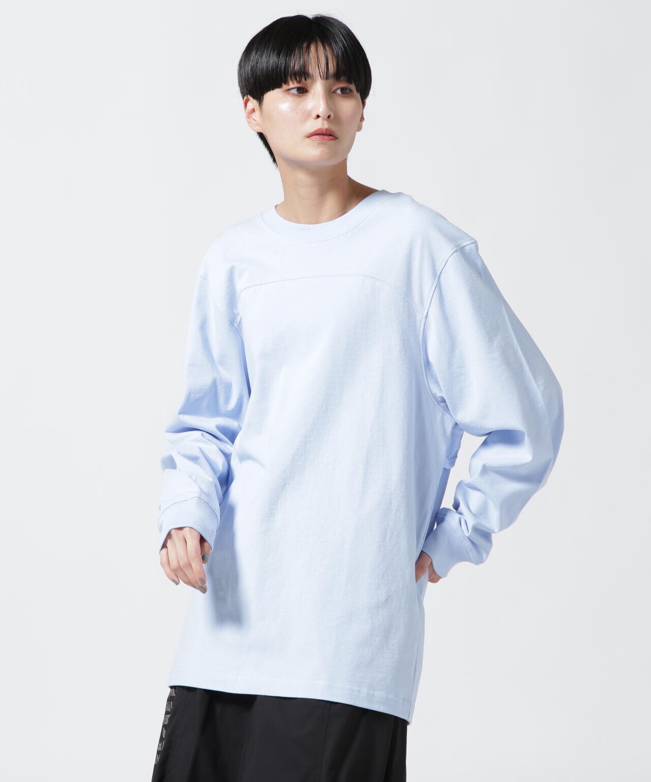 【Women's】xRUMBLE RED/×ランブルレッド/L/S FOOTBALL TEE/ロングスリーブ フットボールTシャツ