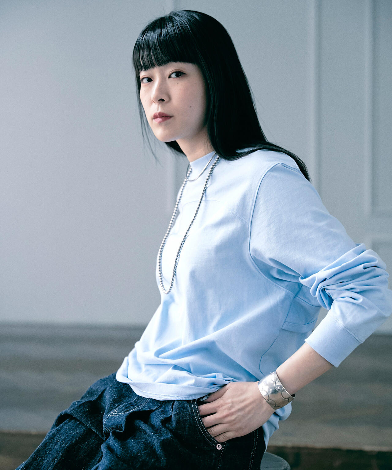 【Women's】xRUMBLE RED/×ランブルレッド/L/S FOOTBALL TEE/ロングスリーブ フットボールTシャツ