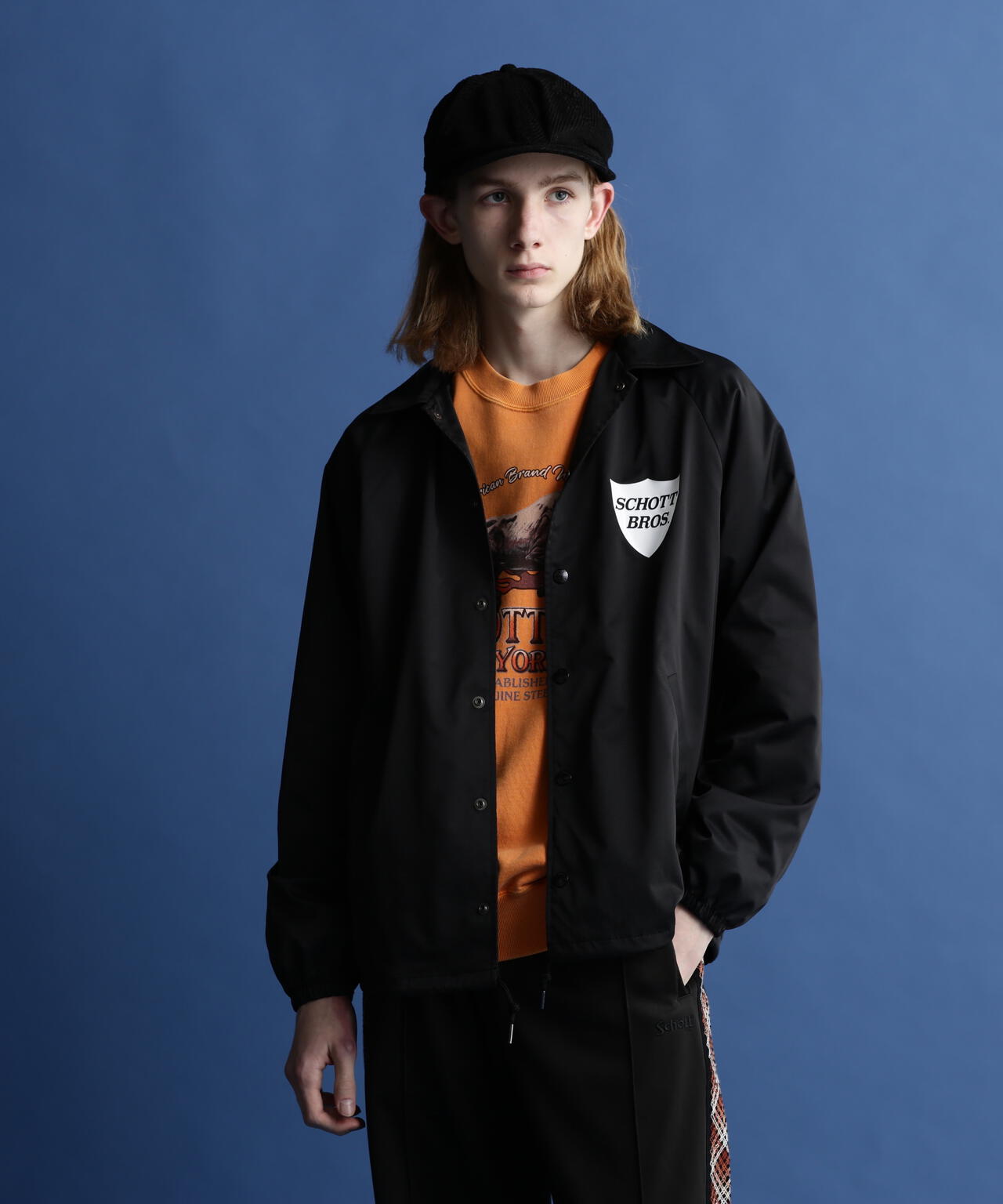 COACH JACKET "$110 PATTERNED LINING" /コーチジャケット'$110パターンライニング'