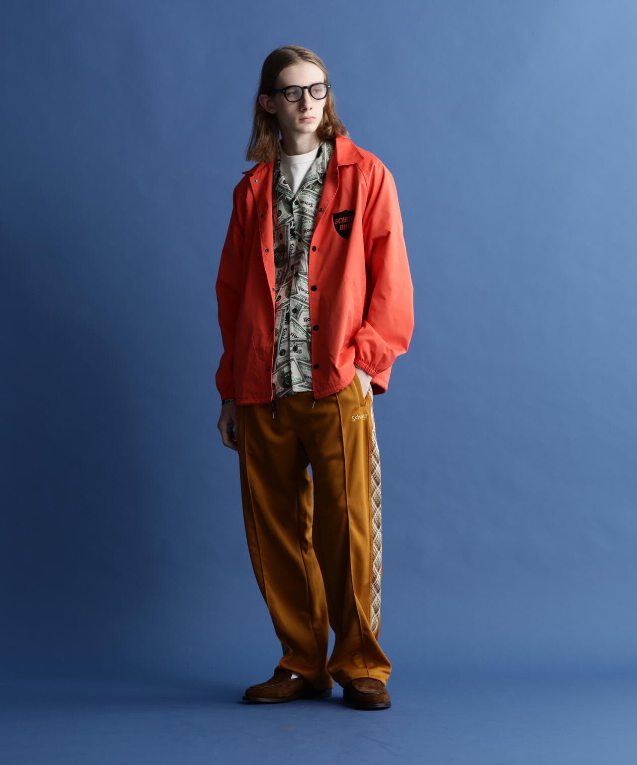 COACH JACKET "$110 PATTERNED LINING" /コーチジャケット'$110パターンライニング'