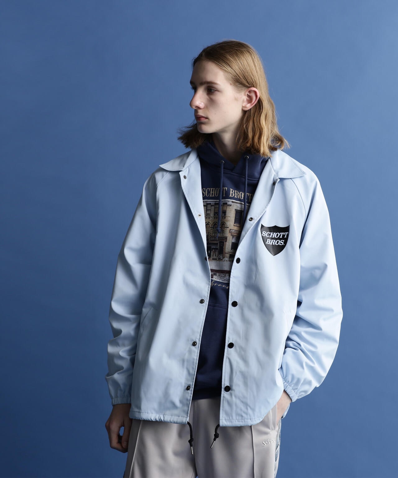 COACH JACKET "$110 PATTERNED LINING" /コーチジャケット'$110パターンライニング'