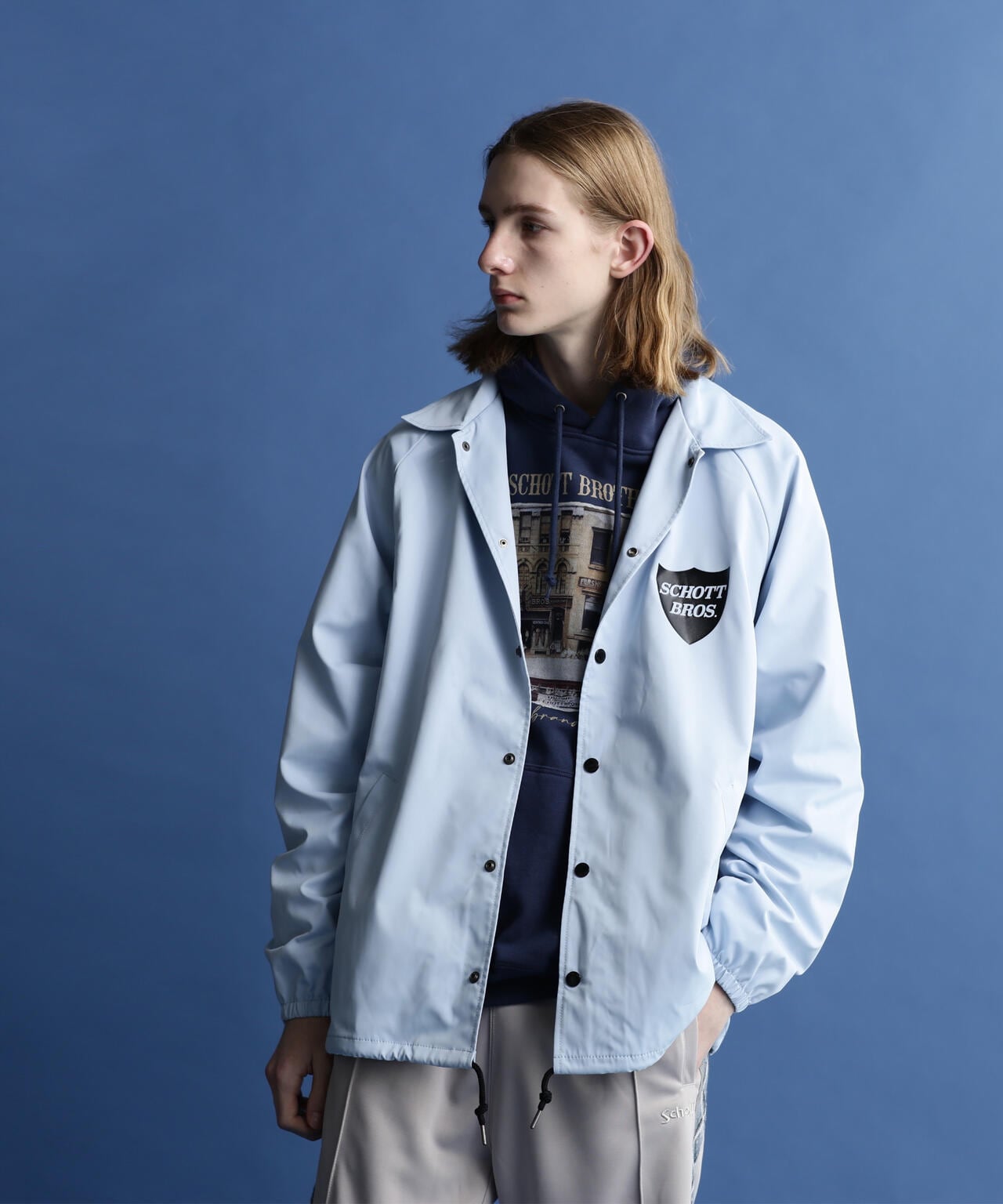 COACH JACKET "$110 PATTERNED LINING" /コーチジャケット'$110パターンライニング'