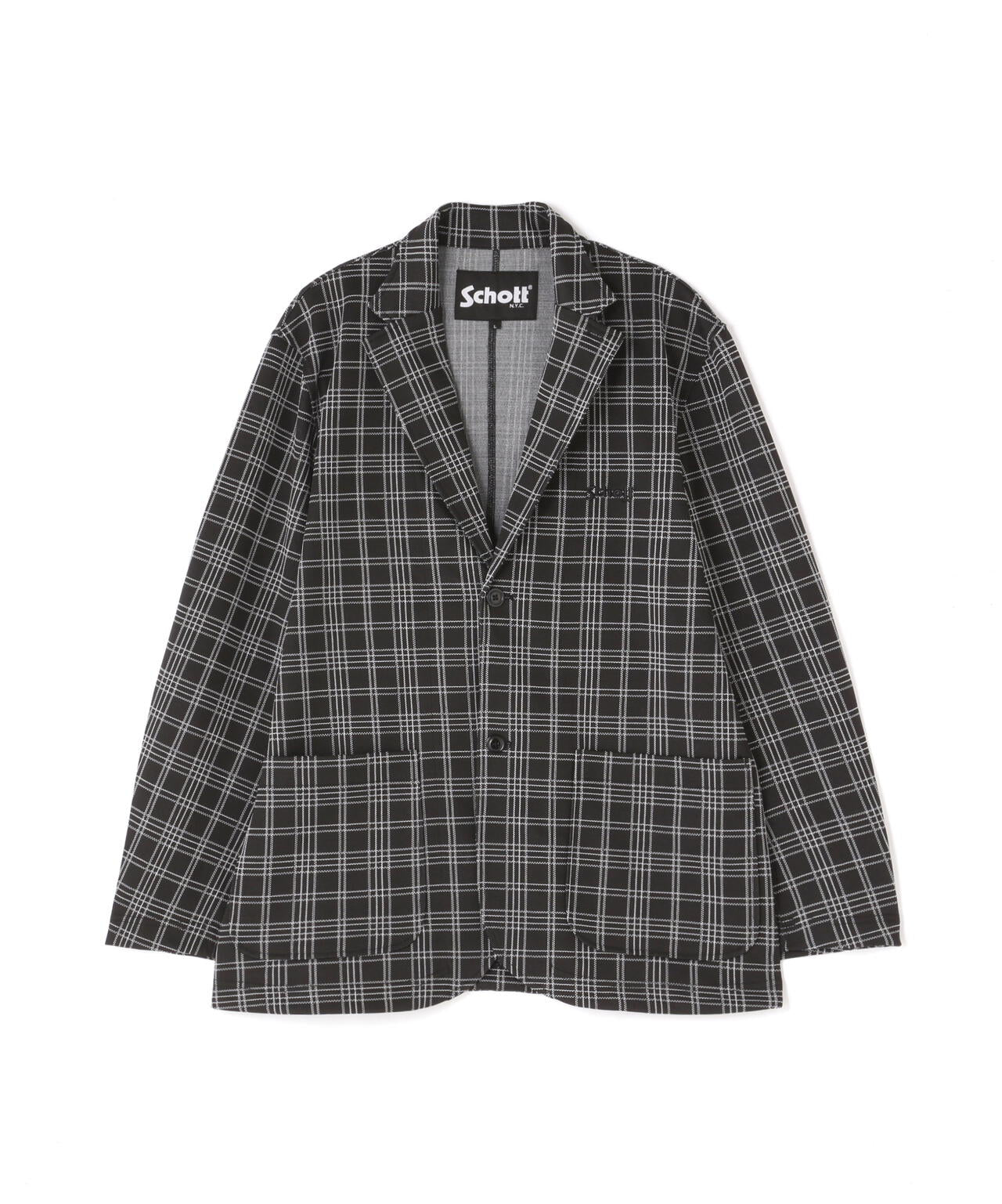 【直営店舗限定】PATTERNED JERSEY 2BUTTON JACKET/パターンジャージ 2ボタンジャケット