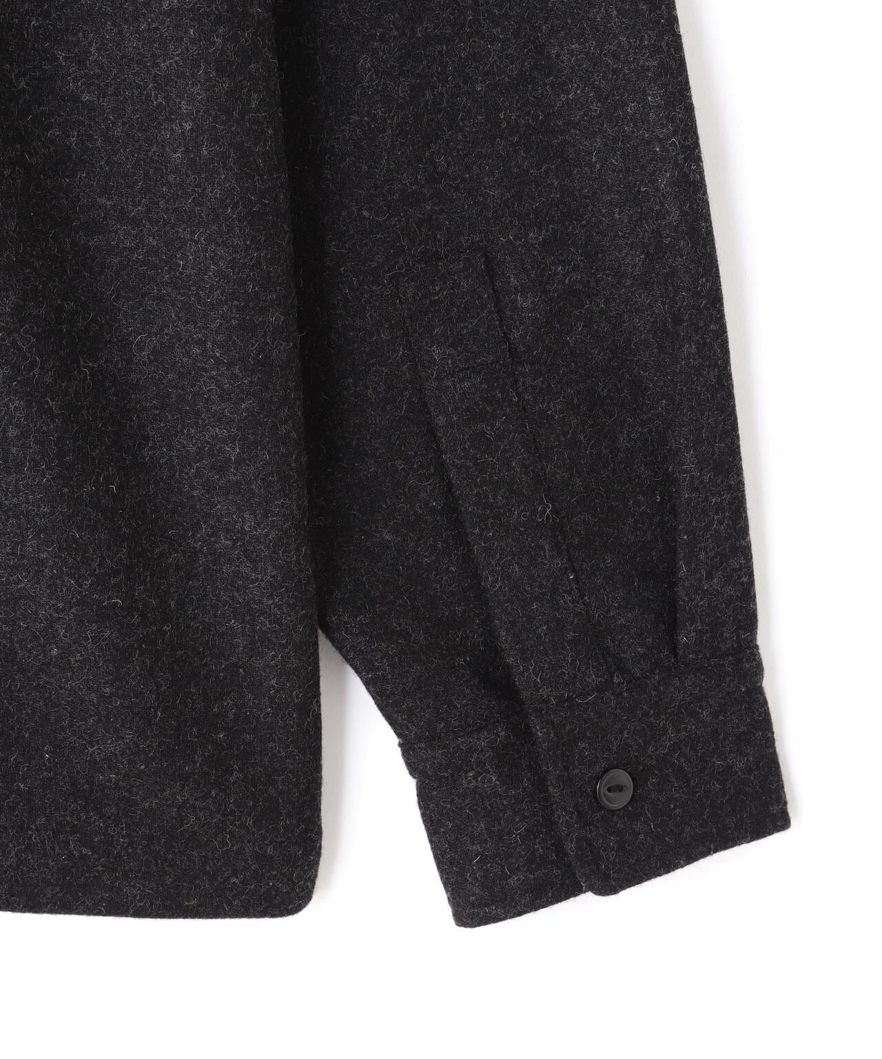 LINE 2TONE L/S WOOL SHIRT/ライン2トーン ウールシャツ