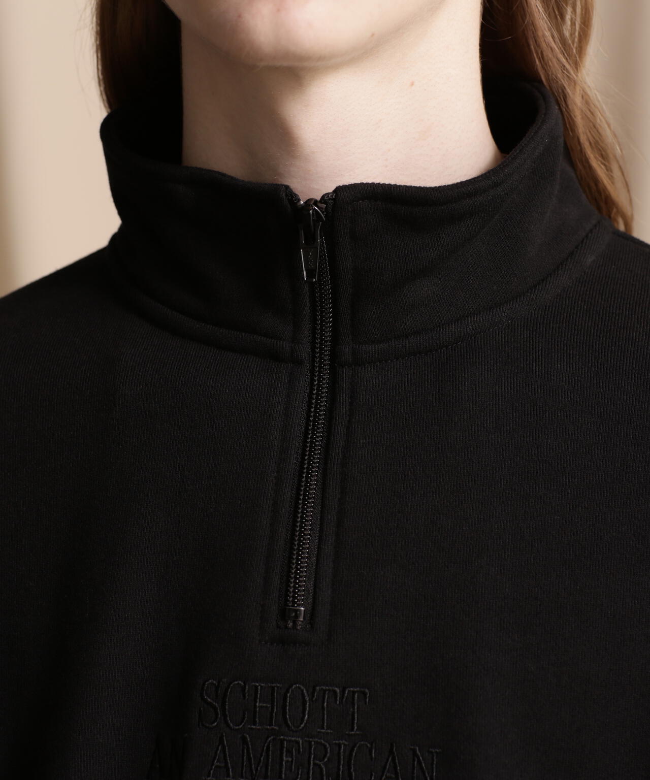 HALF ZIP SWEAT/ハーフジップスウェット