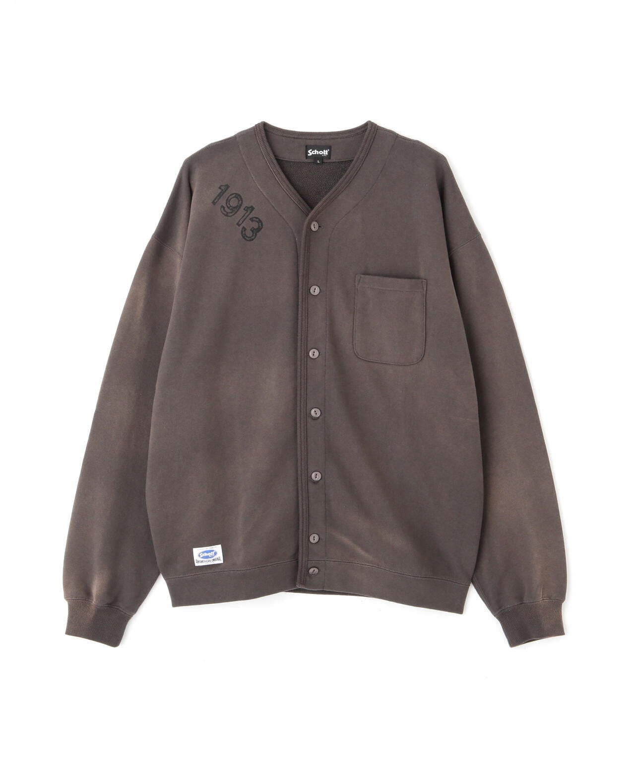 WEB LIMITED/STENCIL SWEAT CARDIGAN/ステンシル スウェット カーディガン