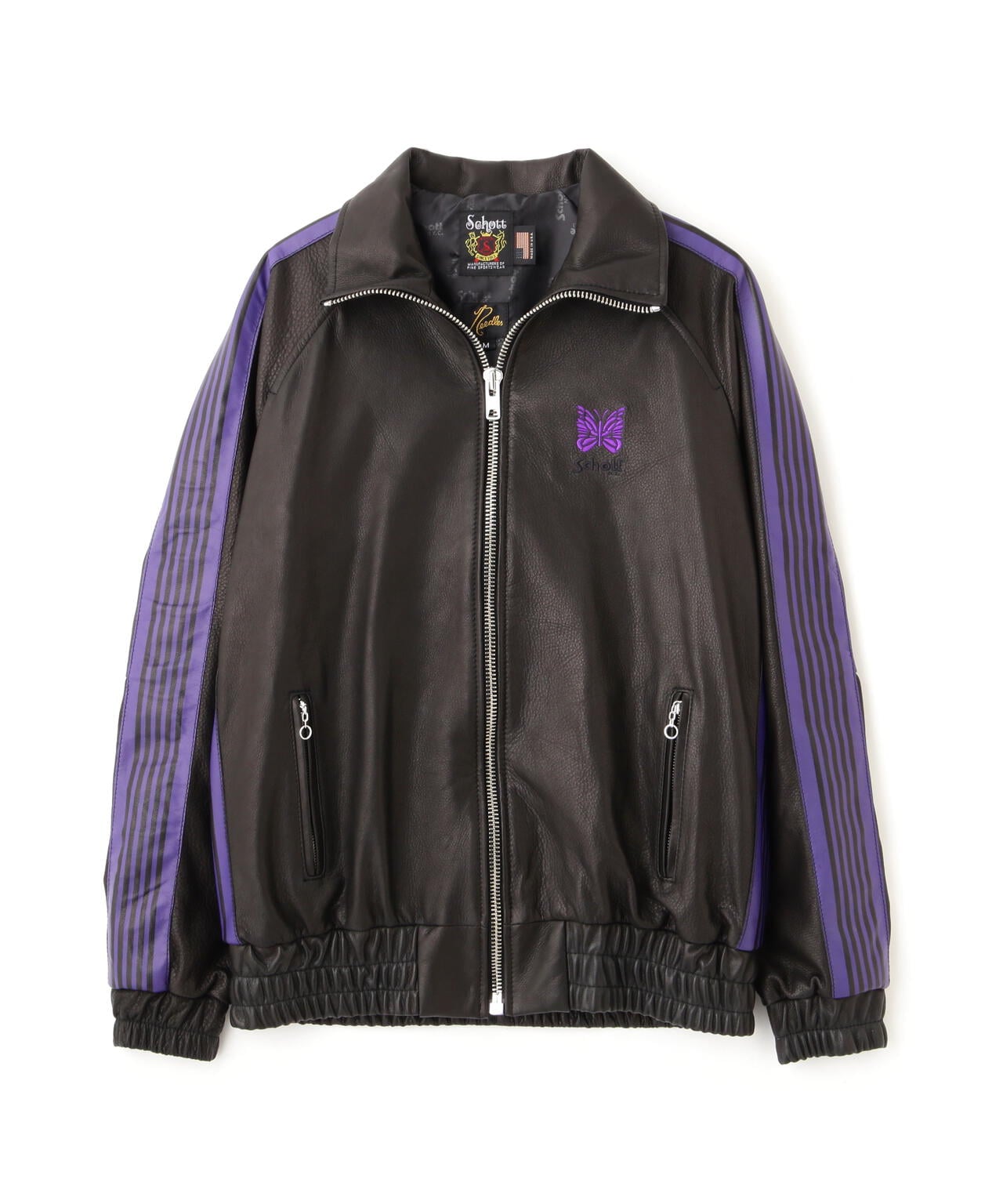 ×NEEDLES/×ニードルス/LEATHER TRACK JACKET/レザー トラックジャケット