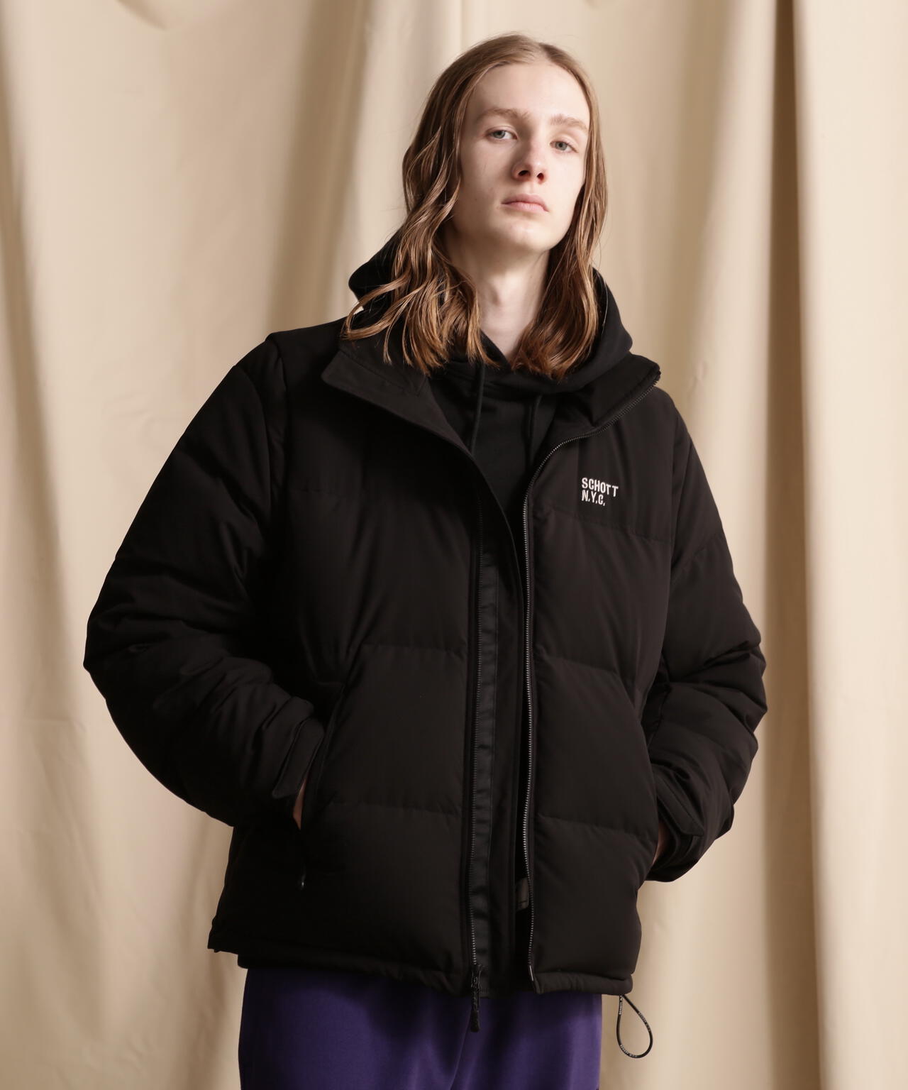 2WAY 2TONE DOWN JACKET/2ウェイ 2トーン ダウンジャケット